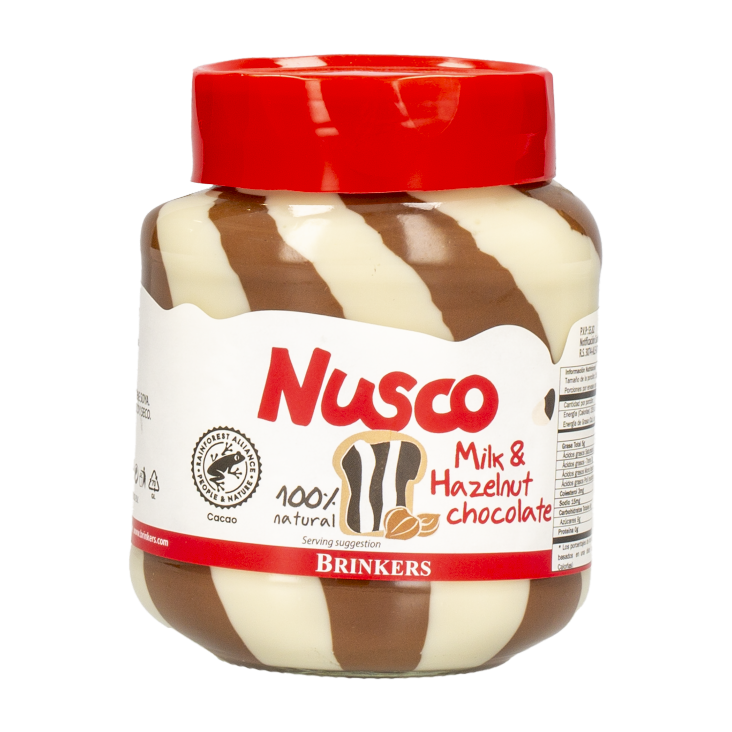 Chocolate Con Leche Y Avellana NUSCO 400 G