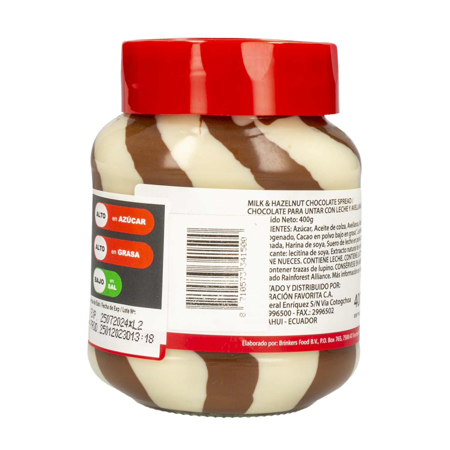 Chocolate Con Leche Y Avellana NUSCO 400 G