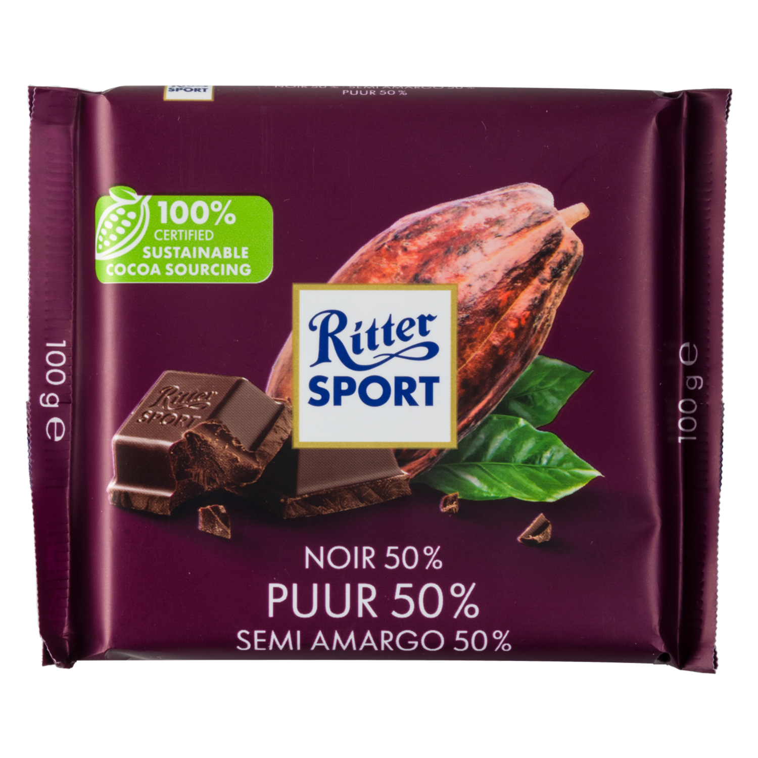 Chocolate Negro RITTER SPORT 100 G