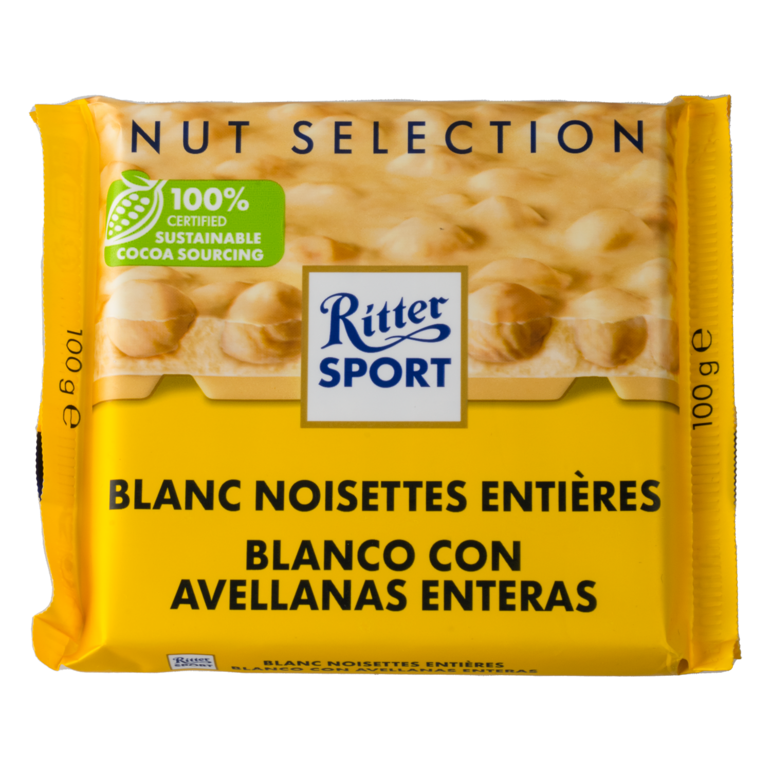 Chocolate Blanco Con Avellanas RITTER SPORT 100 G