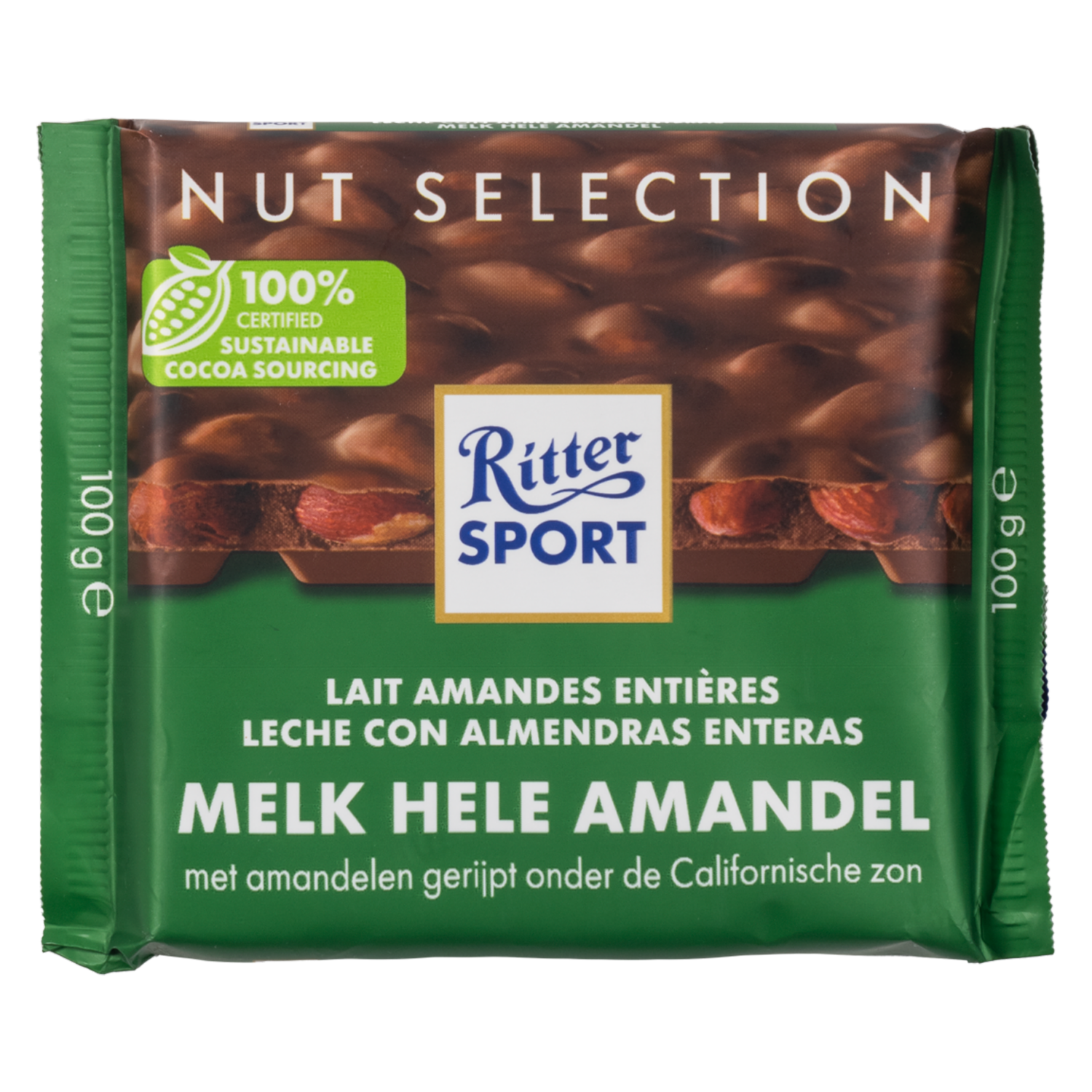 Chocolate Con Leche Y Almendra RITTER SPORT 100 G