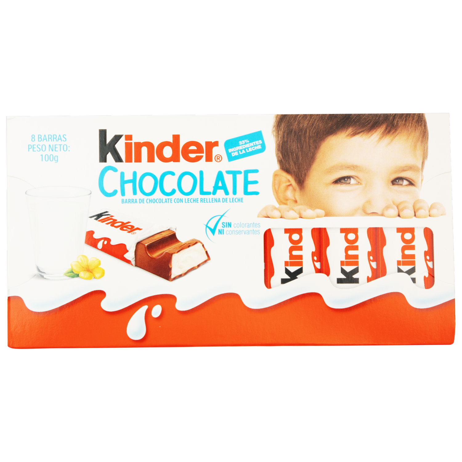 Chocolate Con Leche En Barra KINDER 100 G