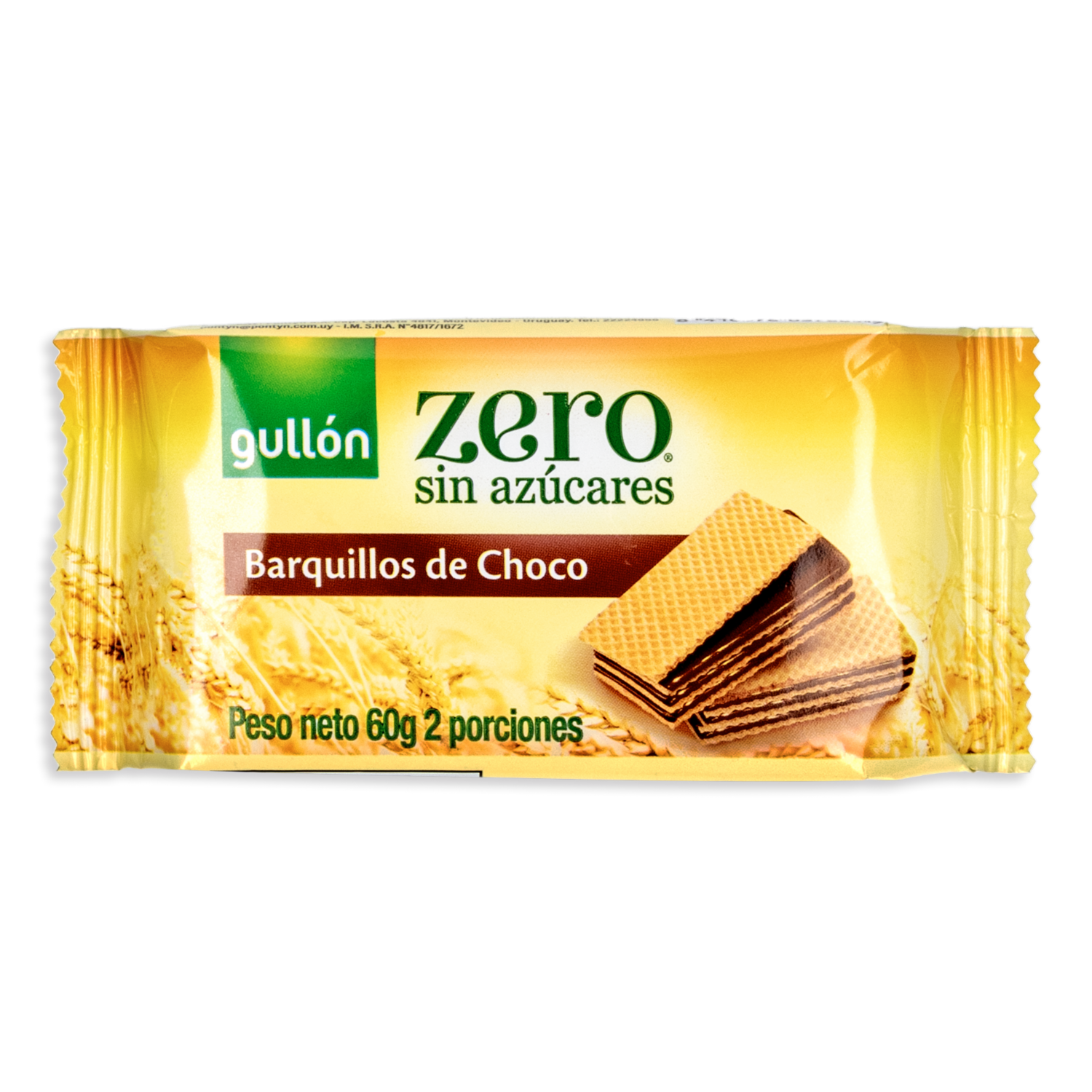 Barquillos Diet Natural Chocolate Sin Azúcar GULLÓN 60 g