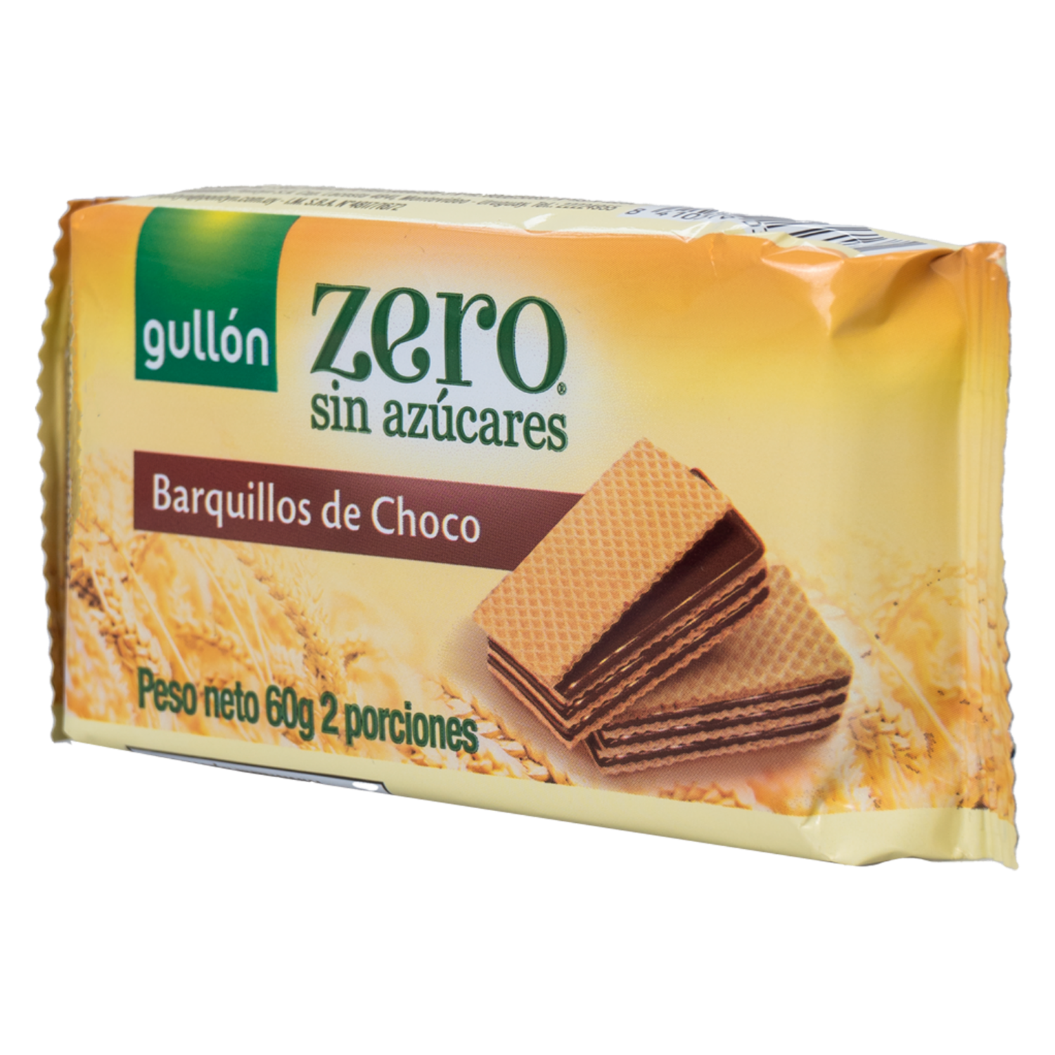 Barquillos Diet Natural Chocolate Sin Azúcar GULLÓN 60 g
