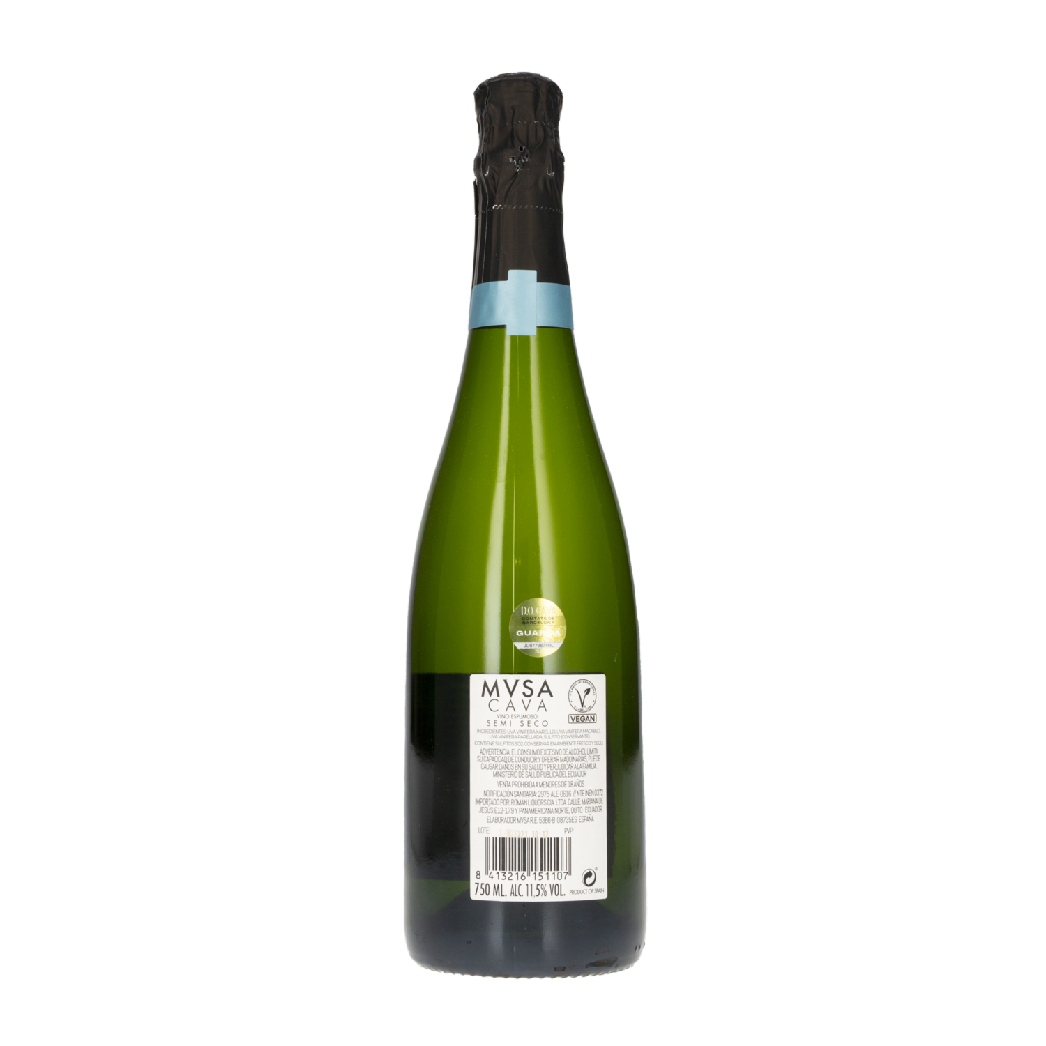 Vino Espumoso Cava Semi Seco MSVA 750 ML
