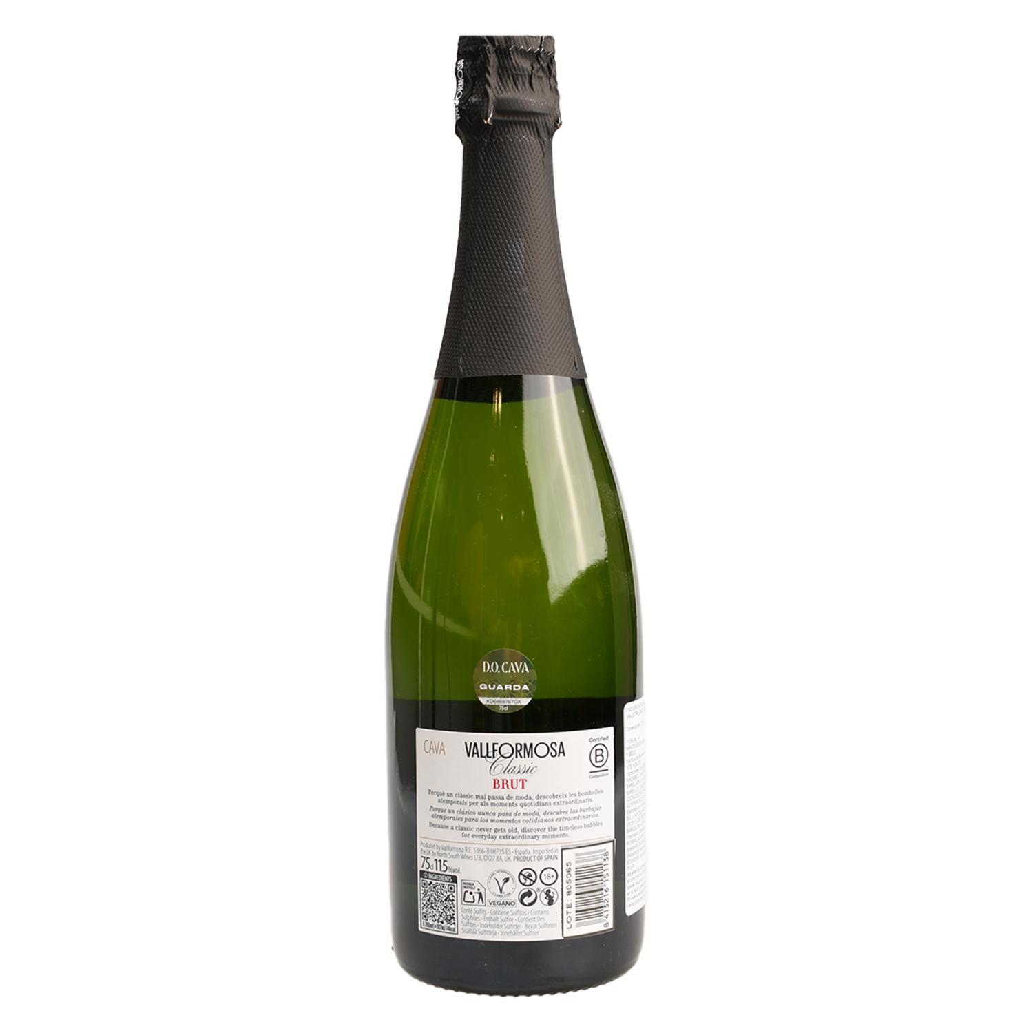 Vino Espumante Cava Brut MVSA 750 ML