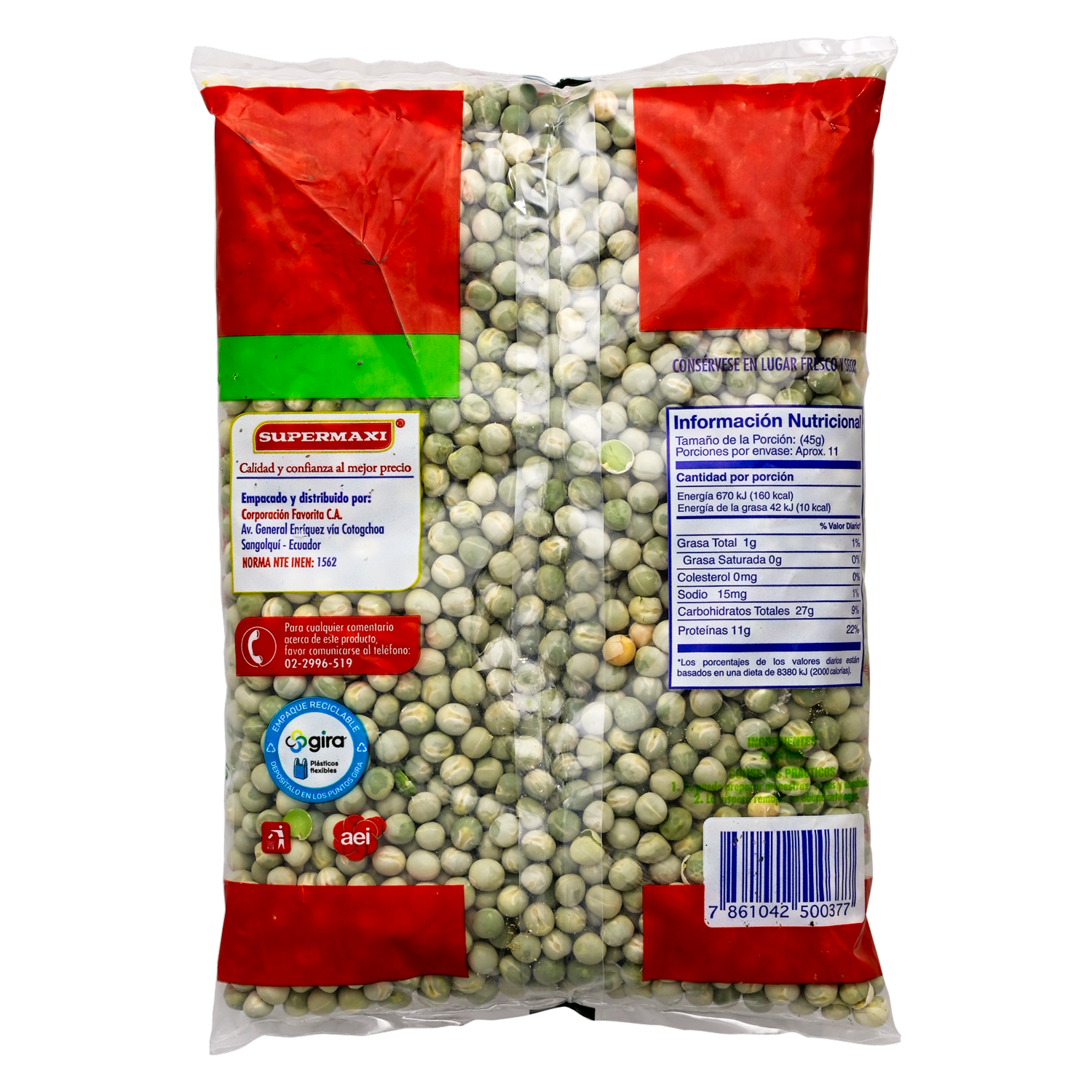 Arveja Seca SUPERMAXI Funda