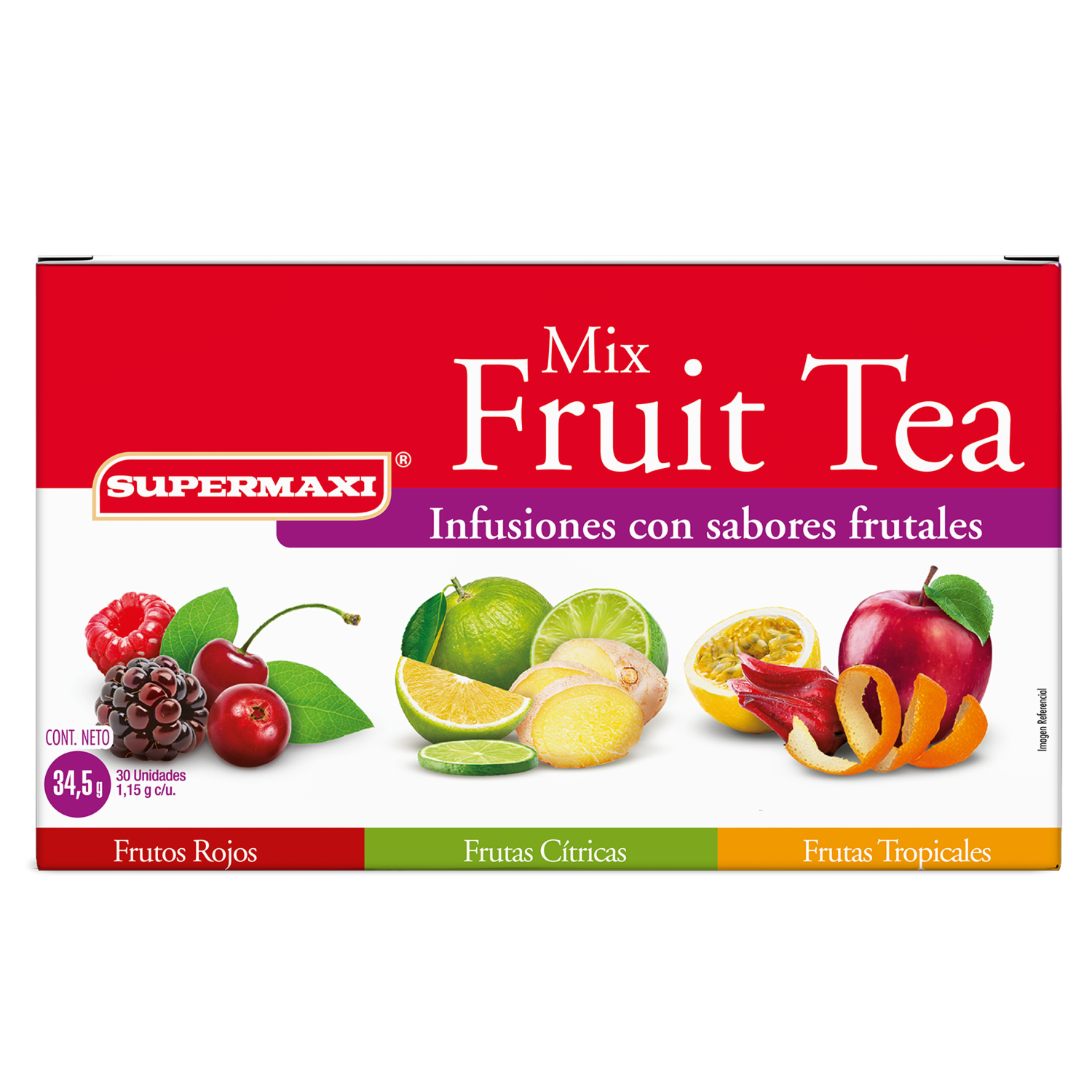 Té Mix Fruit SUPERMAXI 34g