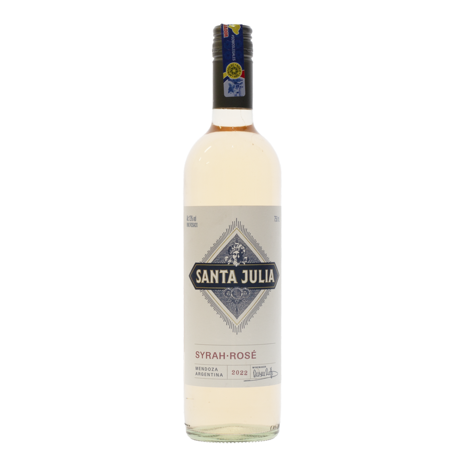 Vino Rosado Syrah SANTA JULIA 750 Ml