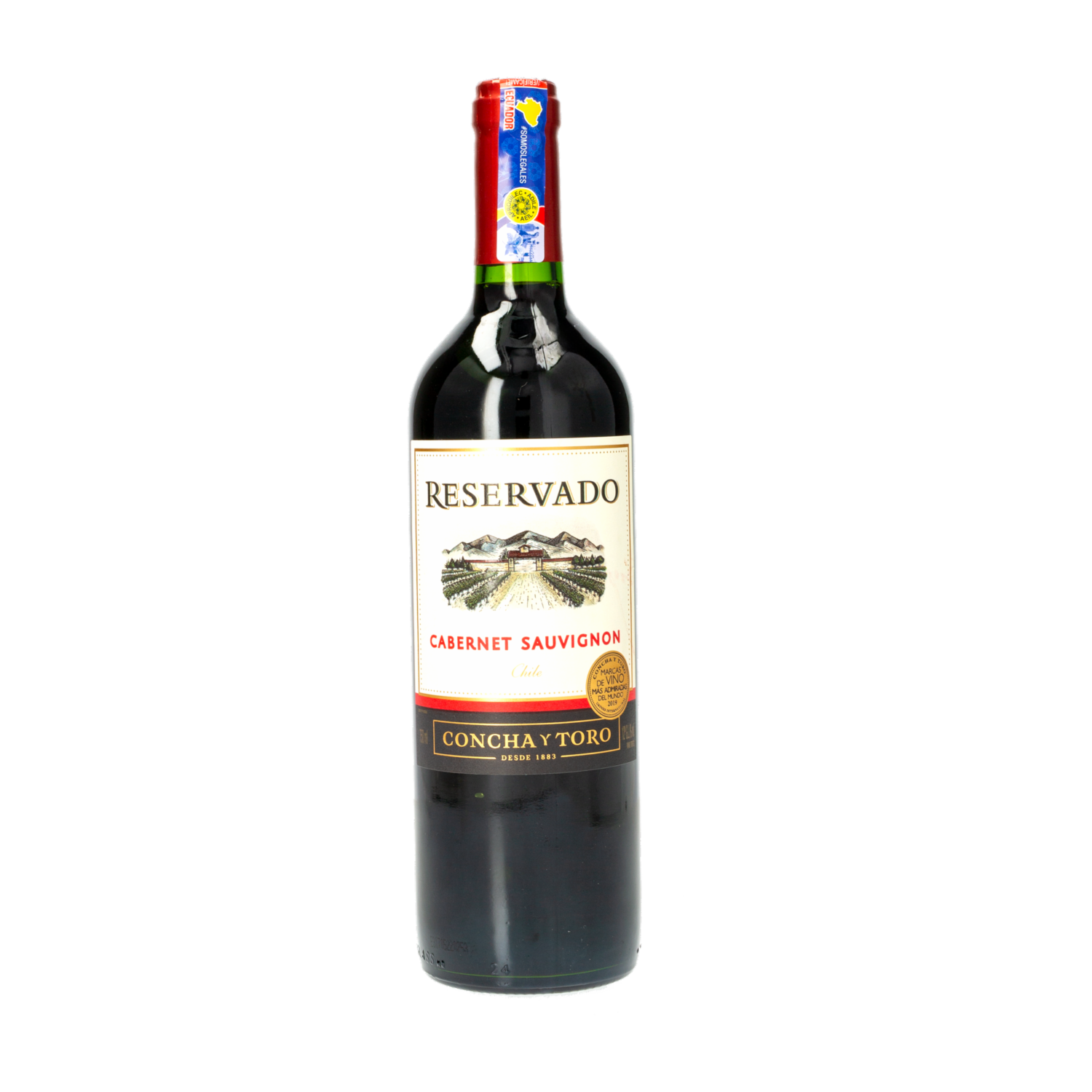 Vino Tinto Cabernet Reservado CONCHA Y TORO 750 ML