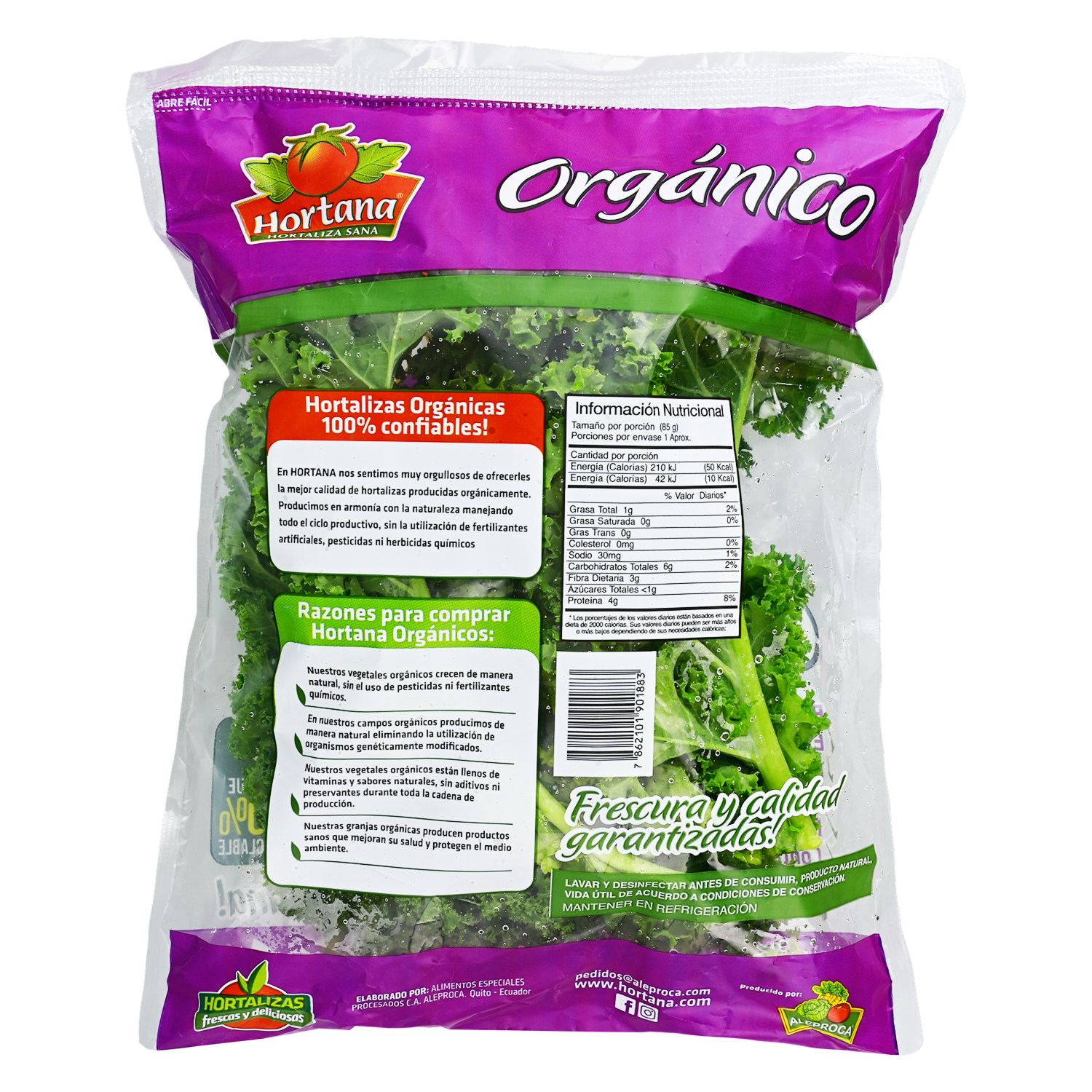 Kale Orgánico HORTANA 150 G