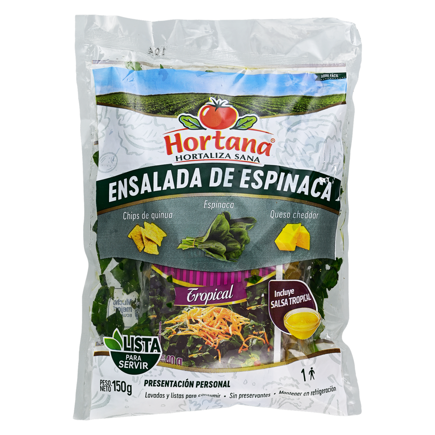 Ensalada De Espinaca HORTANA 150 G