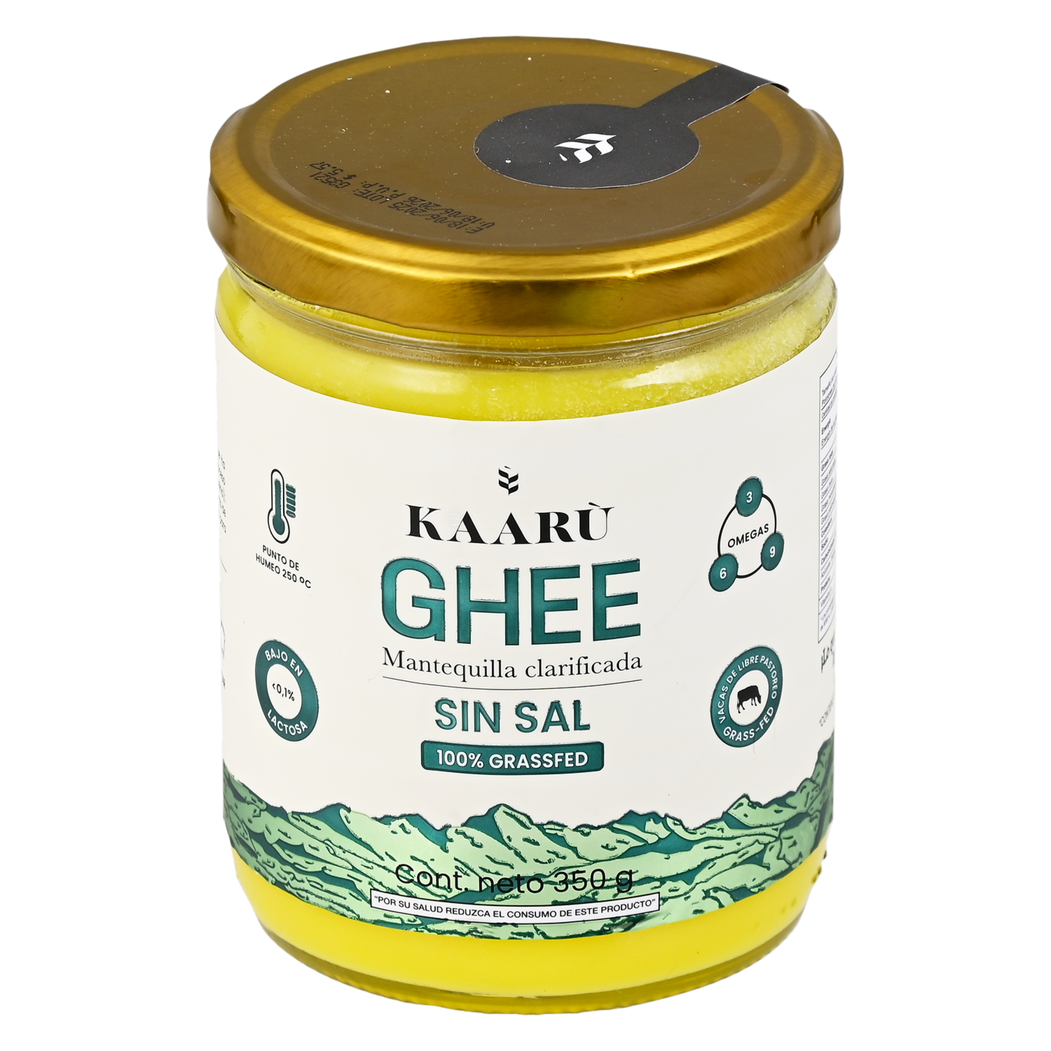 Mantequilla Ghee Sin Sal Clarificada KAARÙ 350 G