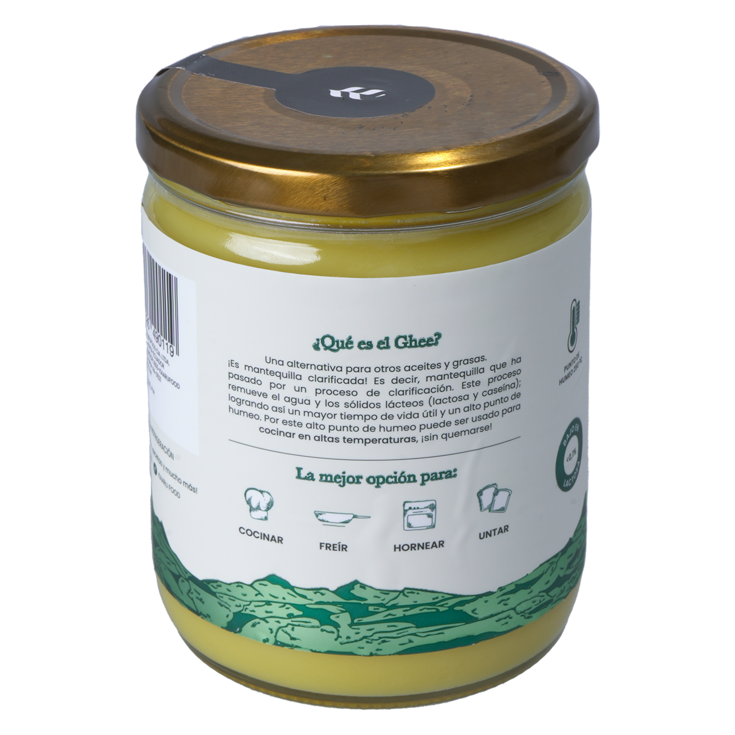 Mantequilla Ghee Sin Sal Clarificada KAARÙ 350 G