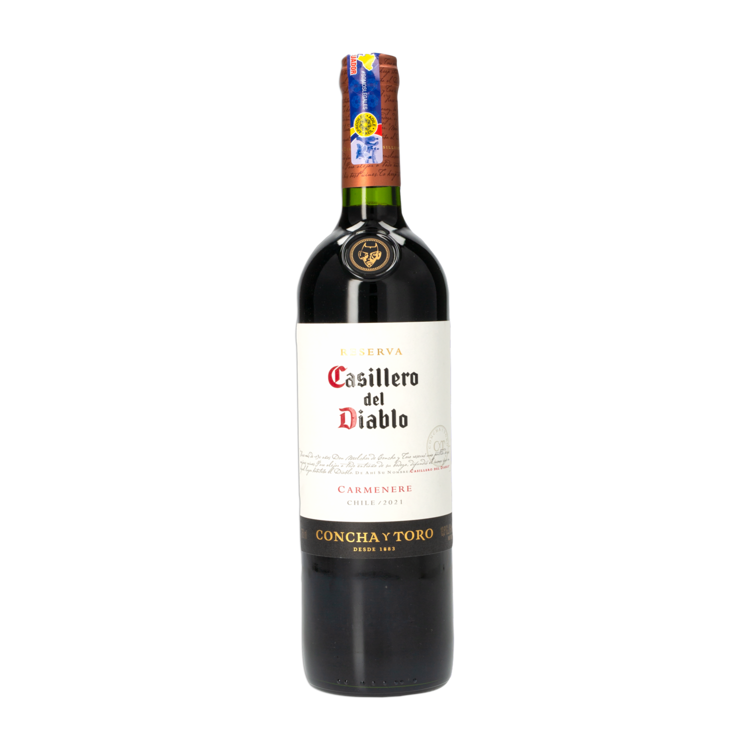 Vino Tinto Carmenere CASILLERO DEL DIABLO 750 ML