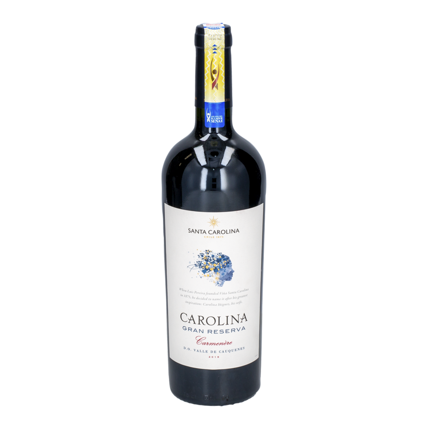 Vino Tinto Reserva Carmenere SANTA CAROLINA 750 Ml