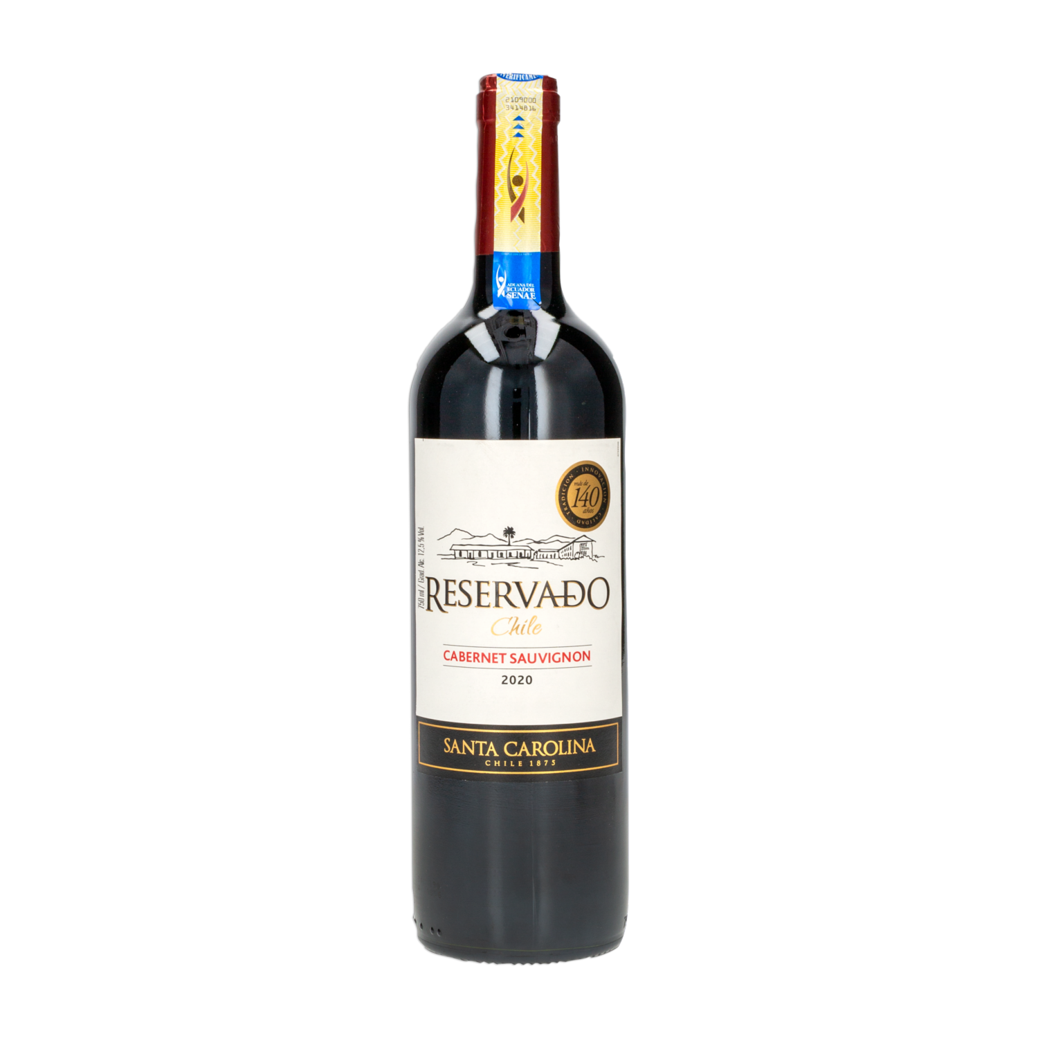 Vino Tinto Reservado Cabernet Sauvignon SANTA CAROLINA 750 ML
