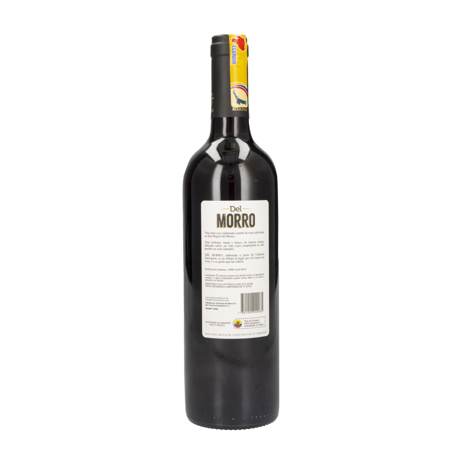 Vino Tinto Reposado DEL MORRO 750 Ml