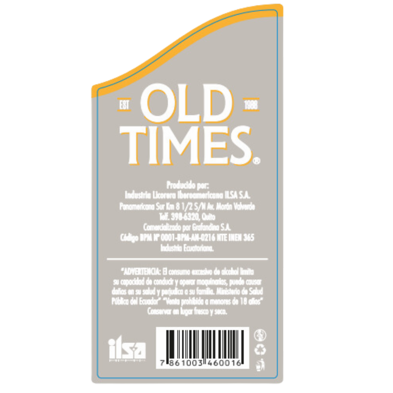 Whisky Gold OLD TIMES 750 Ml