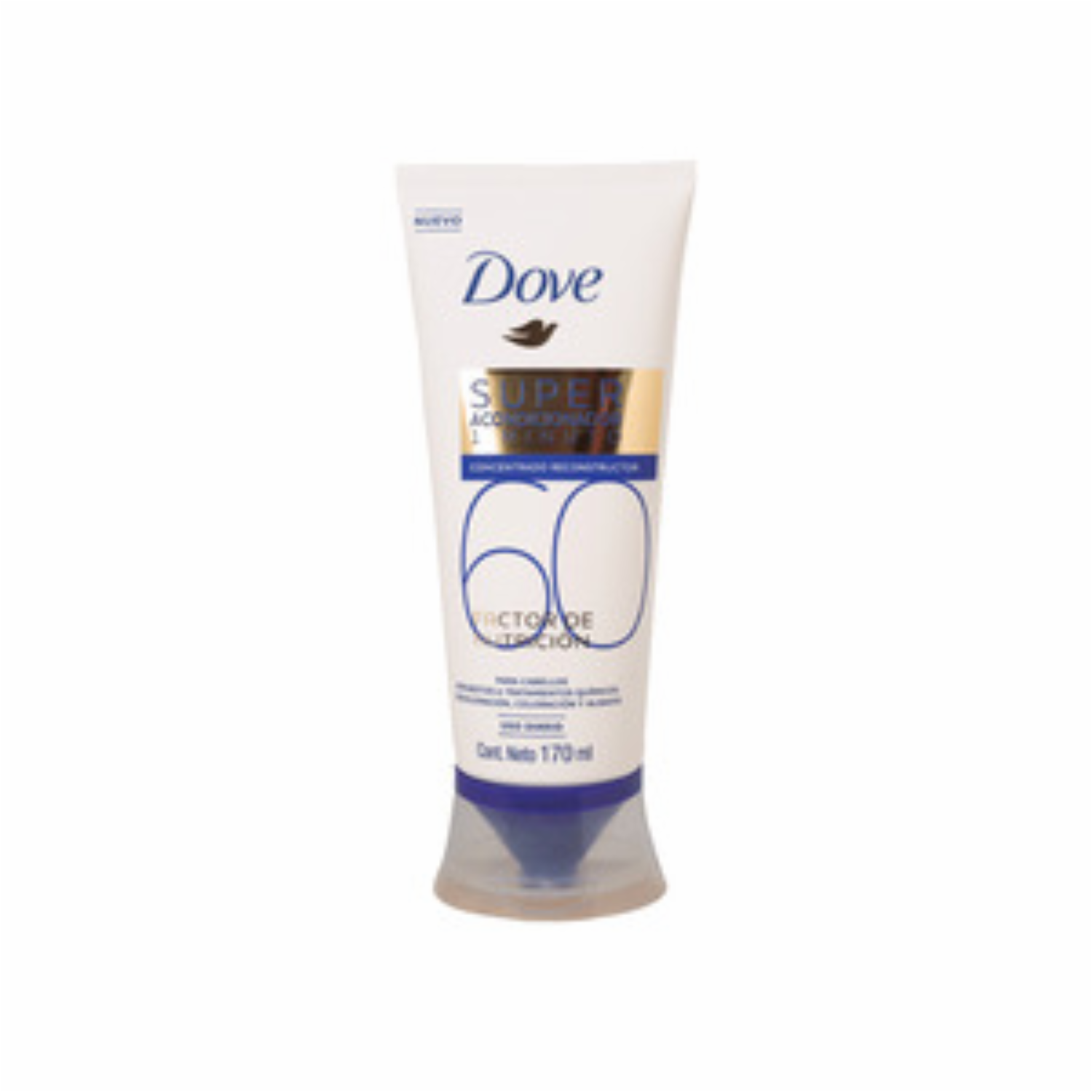 Acondicionador De Cabello 1 Minuto Factor Nutrición 60 DOVE 170 Ml