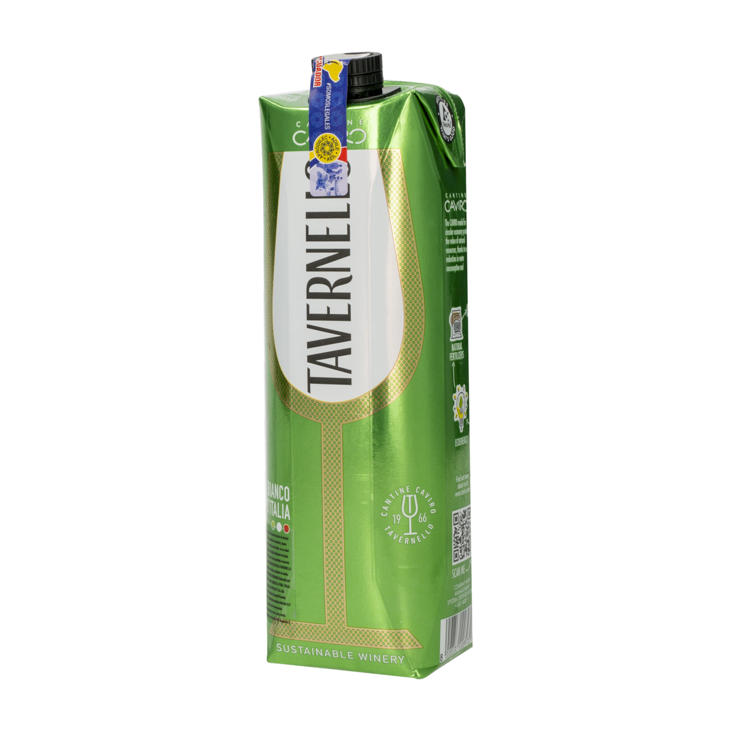 Vino Blanco Italiano TAVERNELLO 1000 Ml