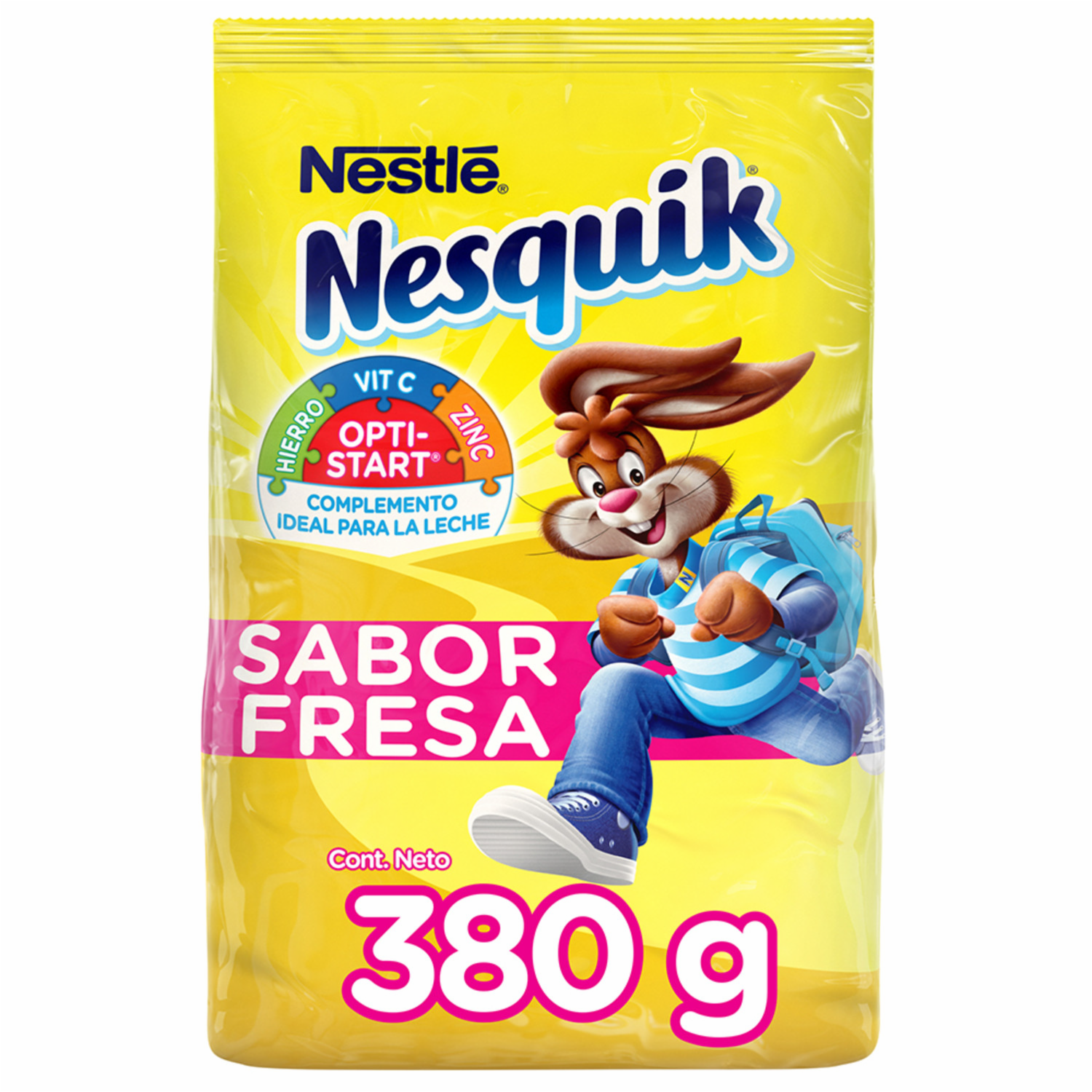 Mezcla En Polvo Sabor Frutilla NESQUIK 380 G