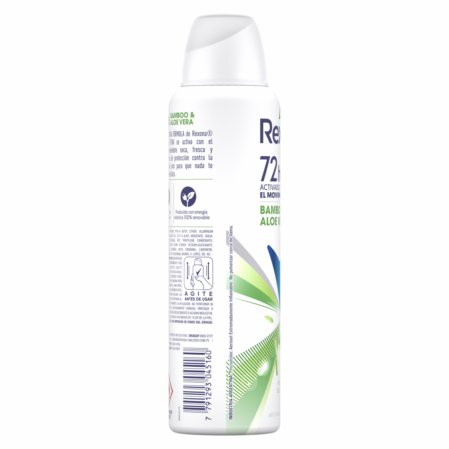 Desodorante En Aerosol Women Bamboo Y Aloe Vera REXONA 150 Ml