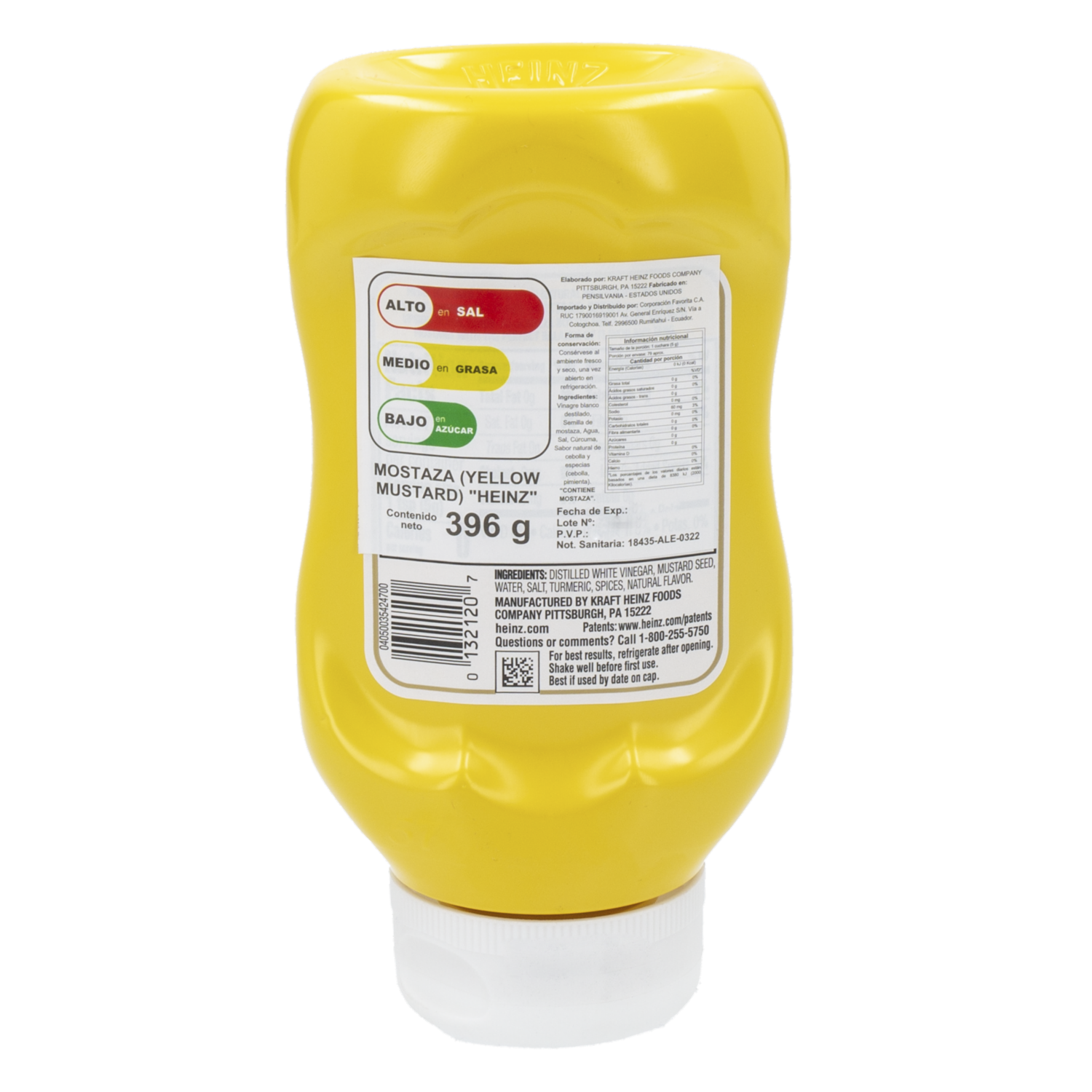 Mostaza Original HEINZ 396 G