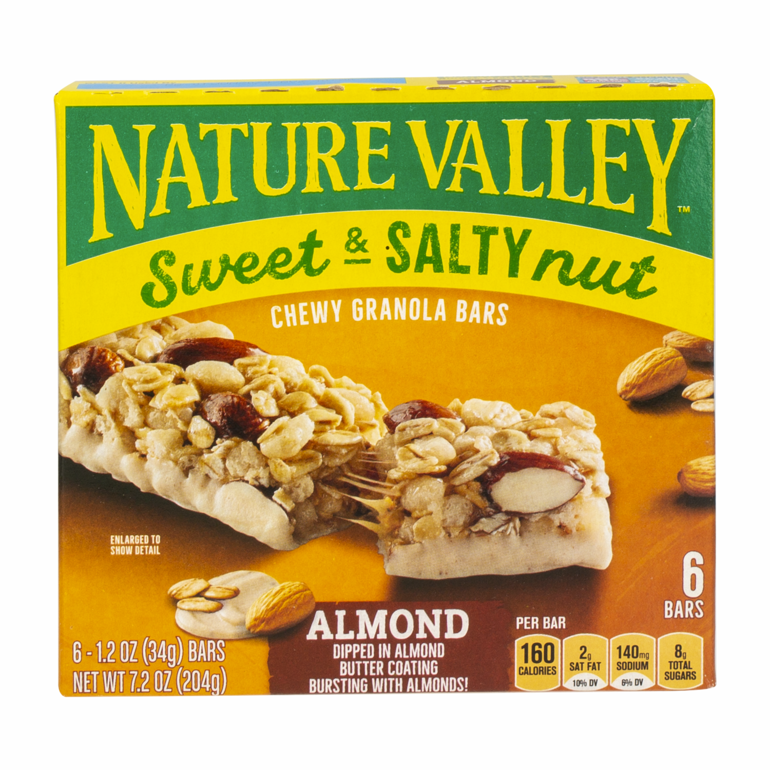 Barra De Granola Nuez Salada Y Almendras Dulces NATURE VALLEY 210 G