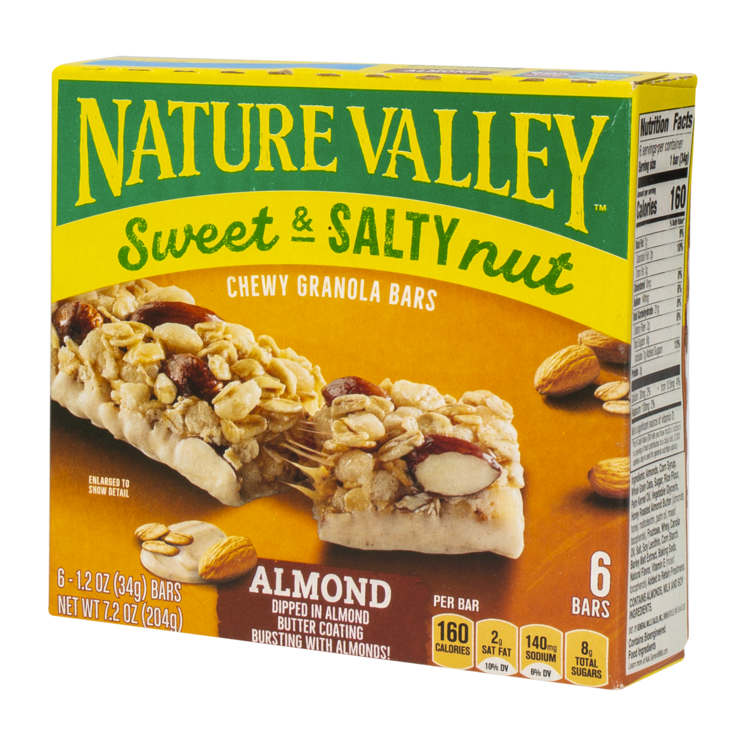 Barra De Granola Nuez Salada Y Almendras Dulces NATURE VALLEY 210 G