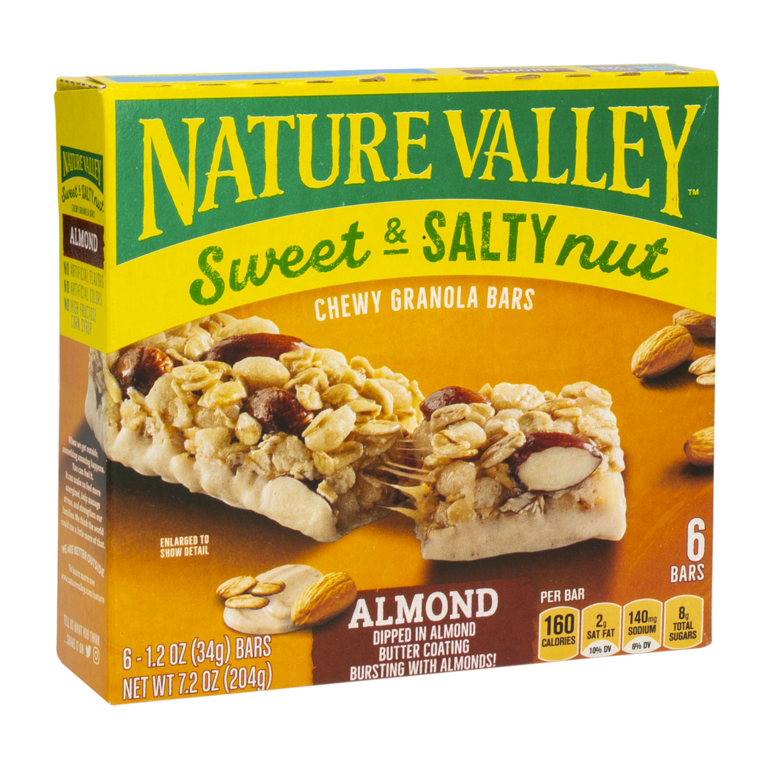 Barra De Granola Nuez Salada Y Almendras Dulces NATURE VALLEY 210 G