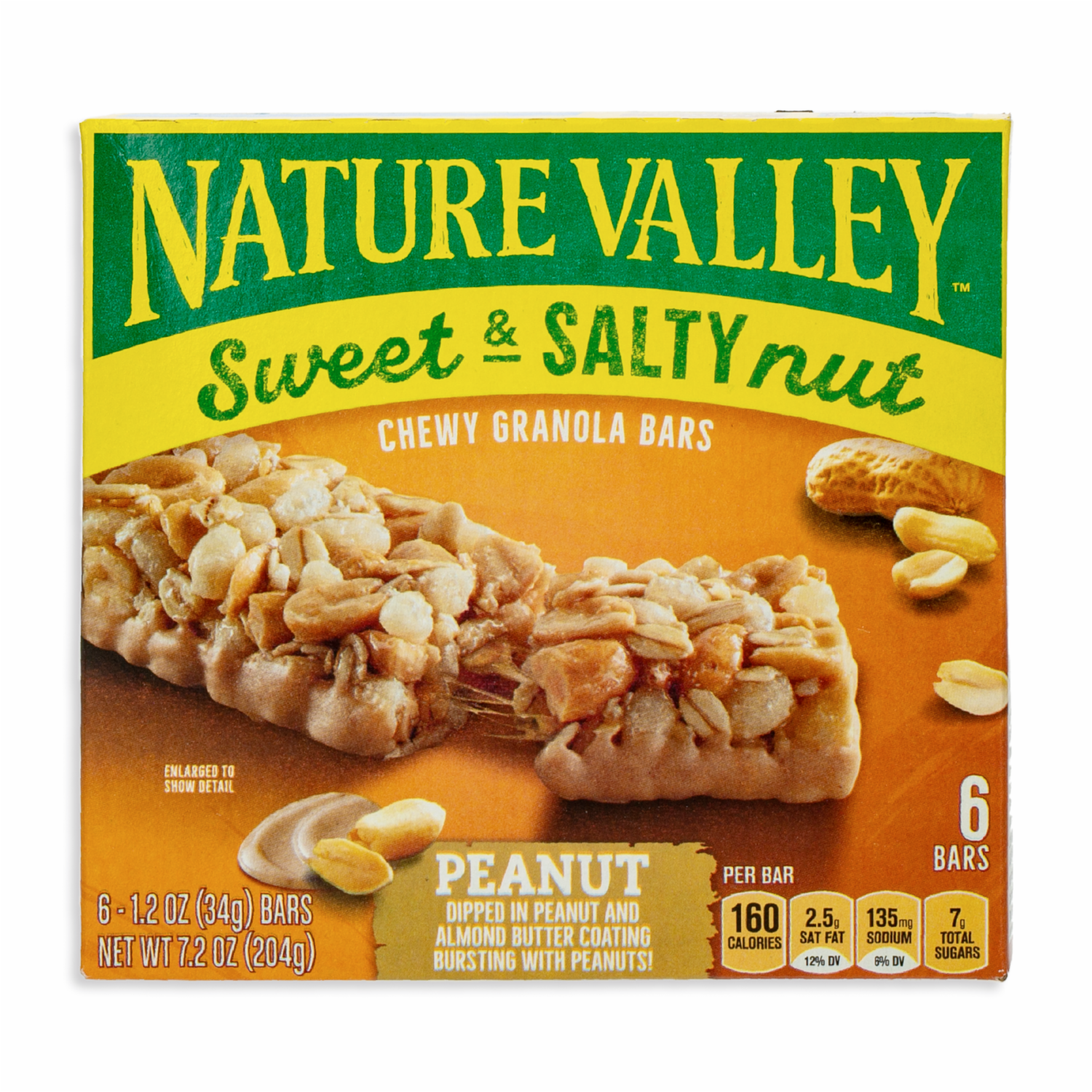 Barra De Granola De Granola Con Dulce Nuez Salada Y Maní NATURE VALLEY 210 G