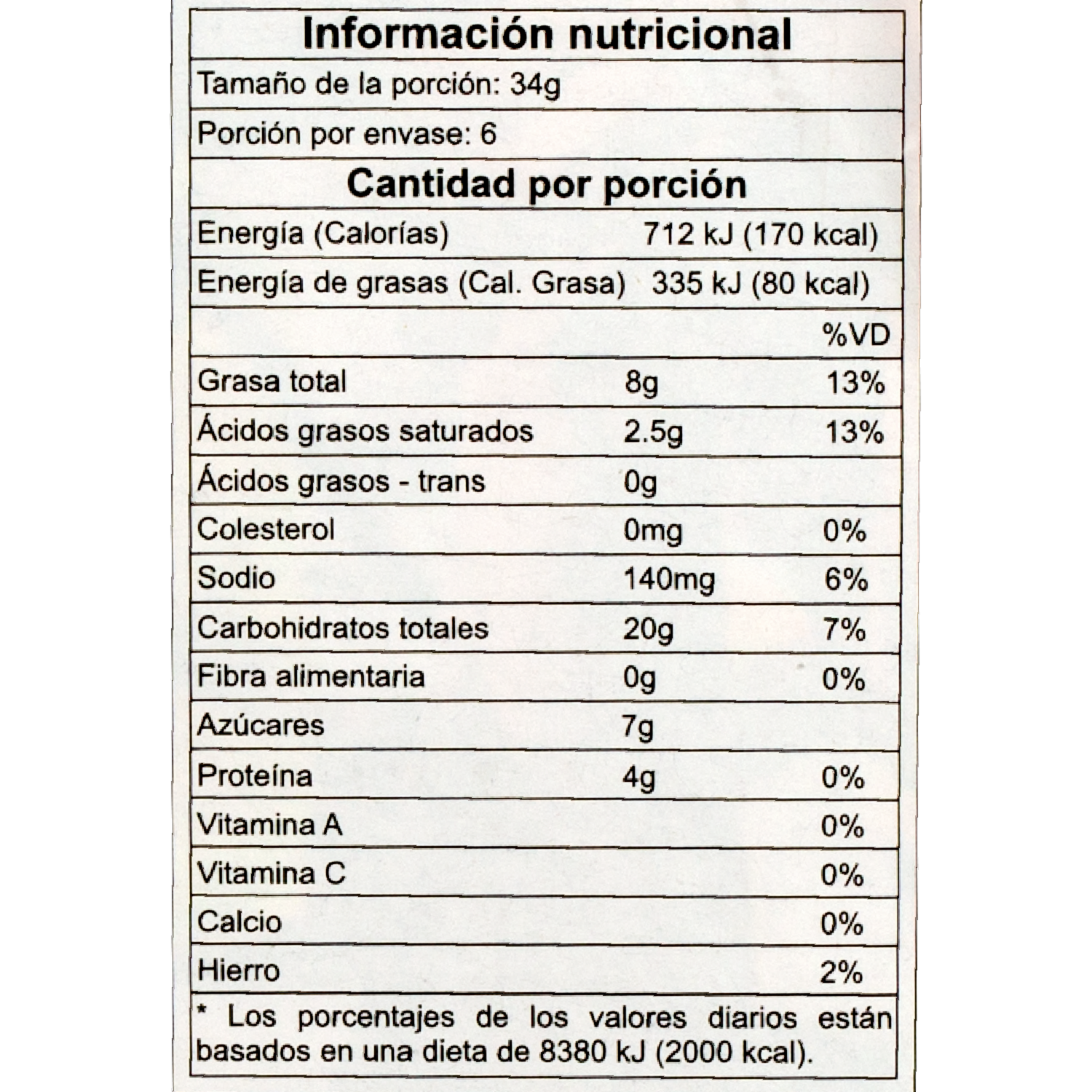 Barra De Granola De Granola Con Dulce Nuez Salada Y Maní NATURE VALLEY 210 G