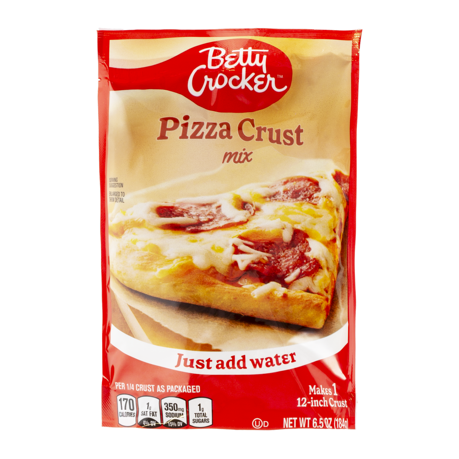 Harina Para Pizza Solo Agrega Agua BETTY CROCKER 184 G