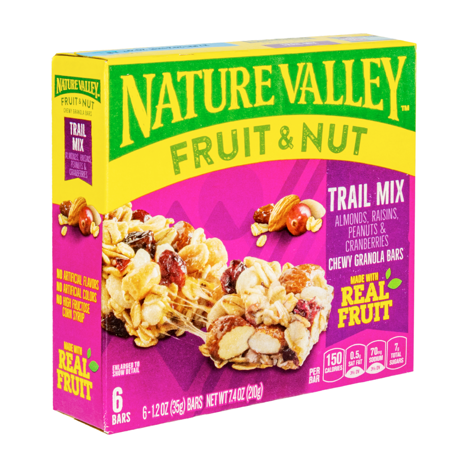 Barra De Granola De Frutas Y Nueces NATURE VALLEY 6 X 35 g