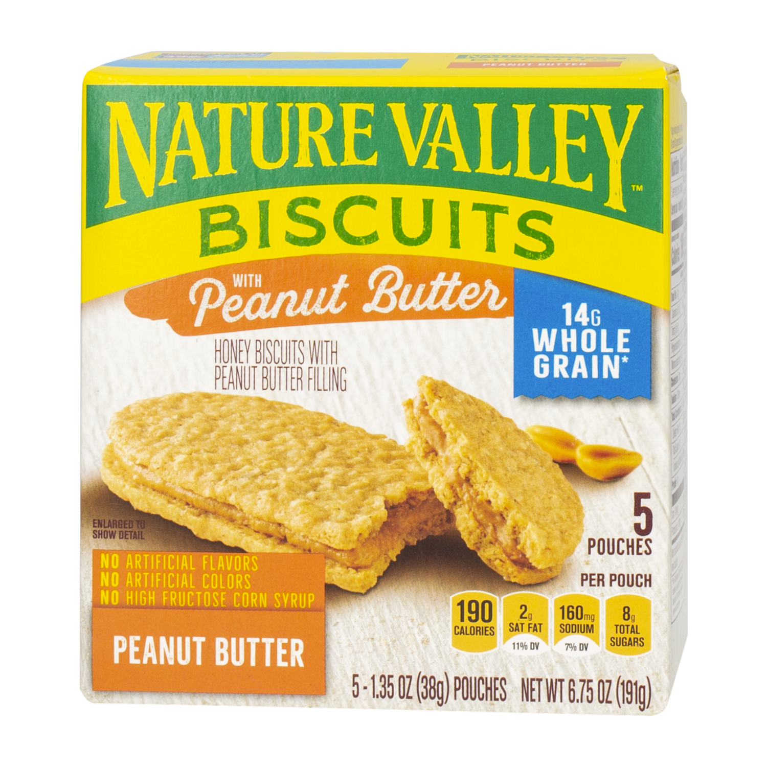 Barra De Cereal Honey Biscuits Peanut Butter NATURE VALLEY 191 G
