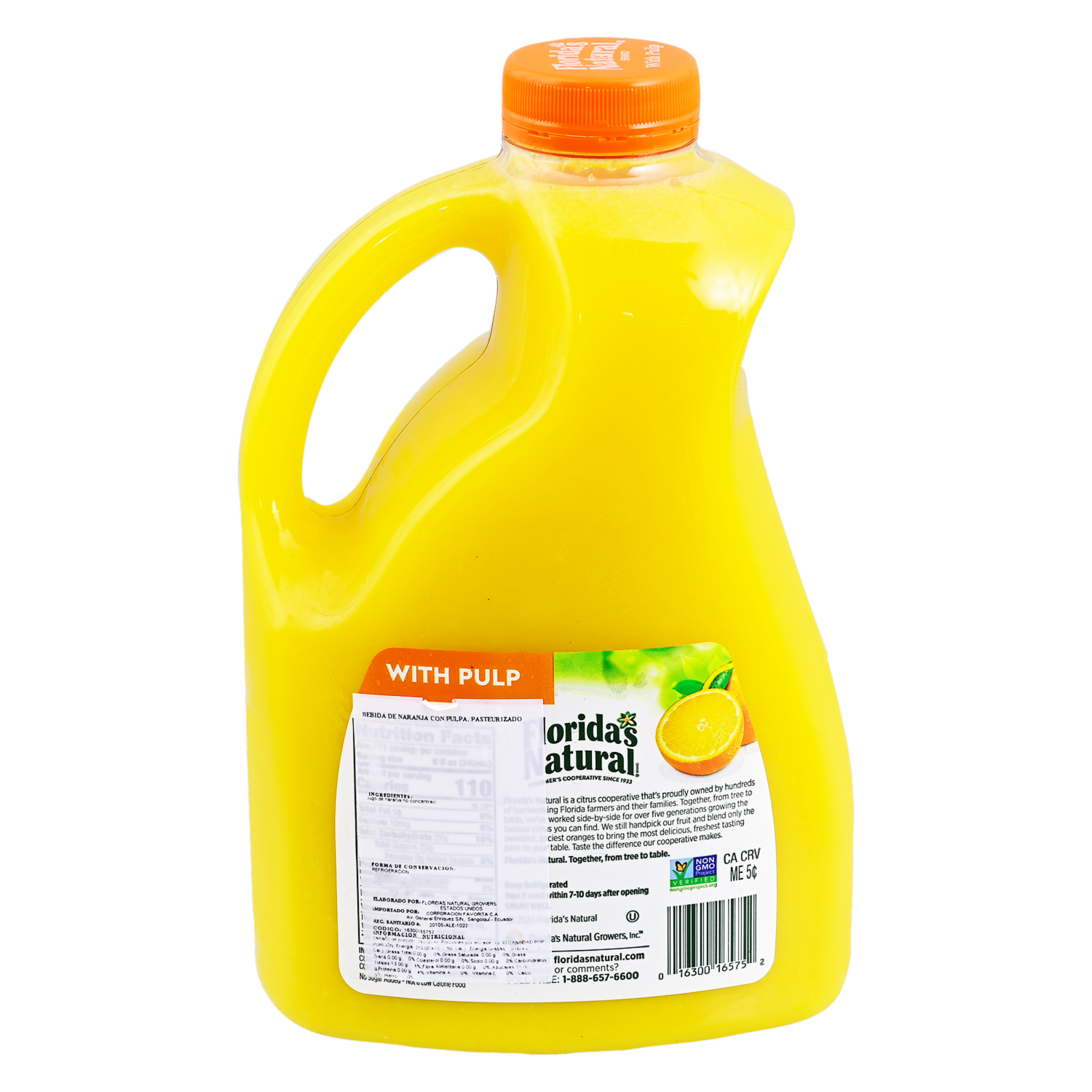 Jugo de Naranja Con Pulpa FLORIDA’S NATURAL Botella