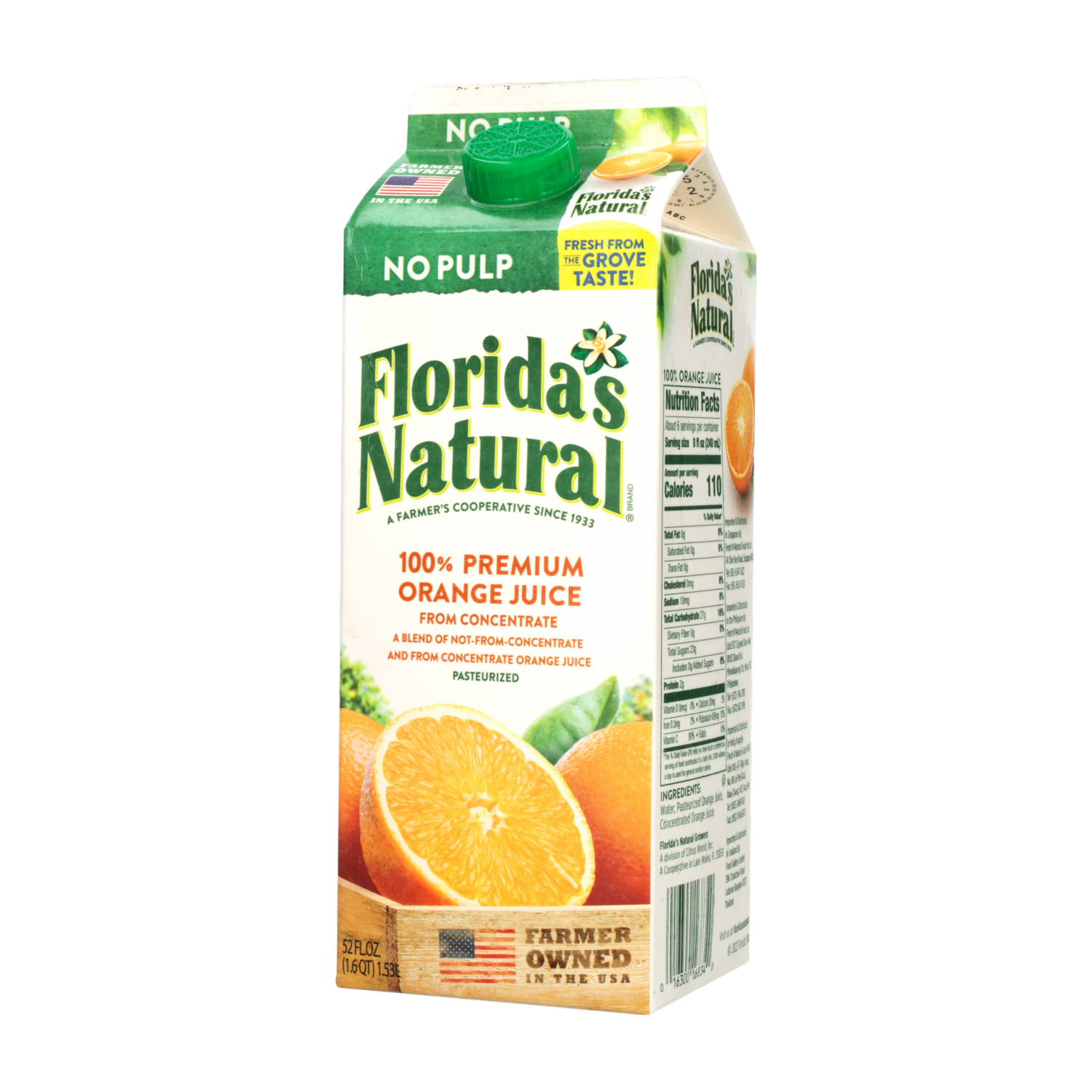 Jugo De Naranja Pasteurizados Sin Pulpa FLORIDA’S NATURAL 1530 Ml