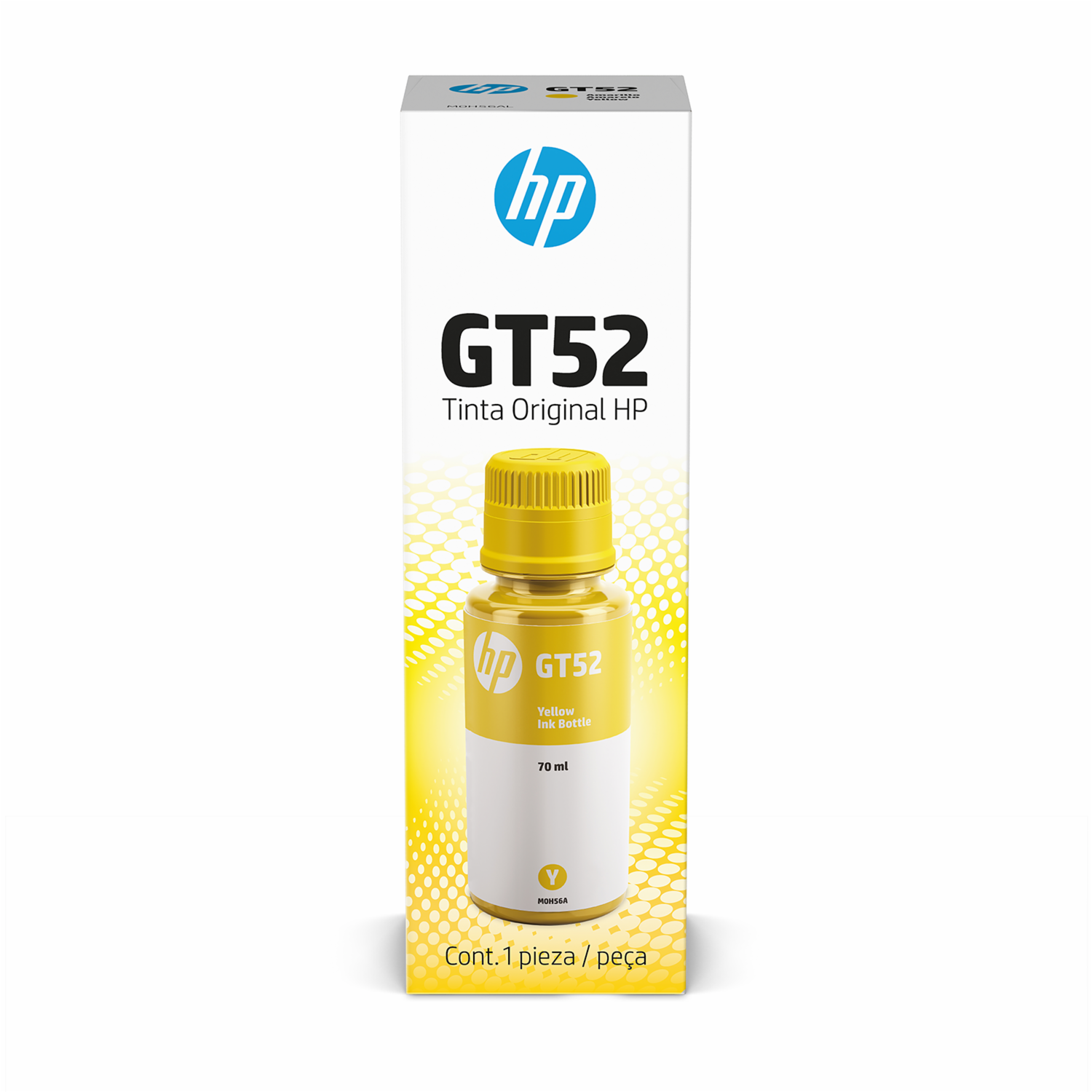 Tinta Para Impresora GT52 M0H56AL HP Amarillo