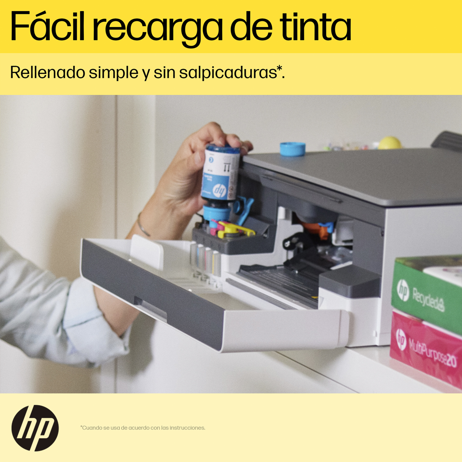 Impresora Multifunción Smart Tank 580 Wifi HP Tinta Continua