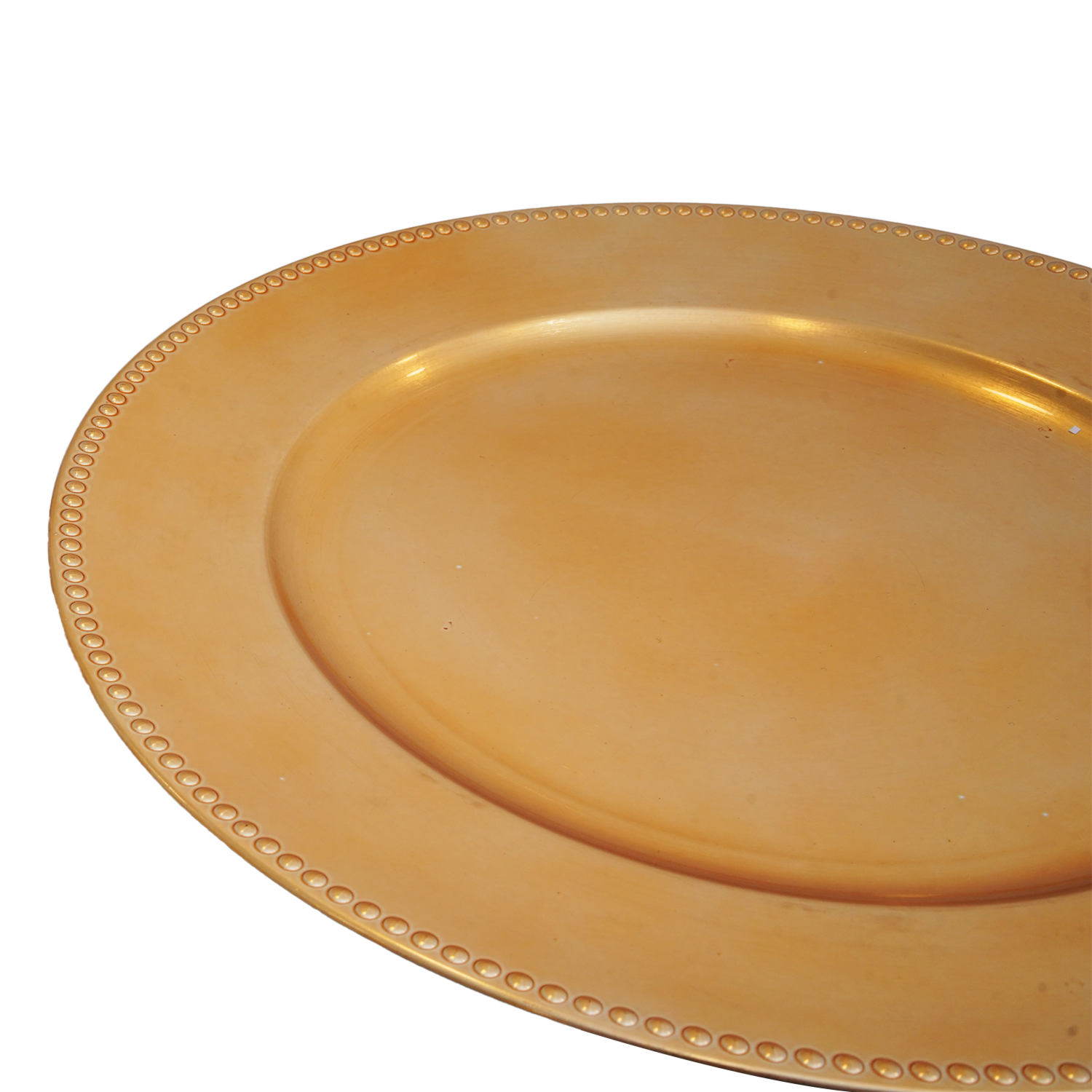 Plato Base Básico Dorado Z&L 33 Cm