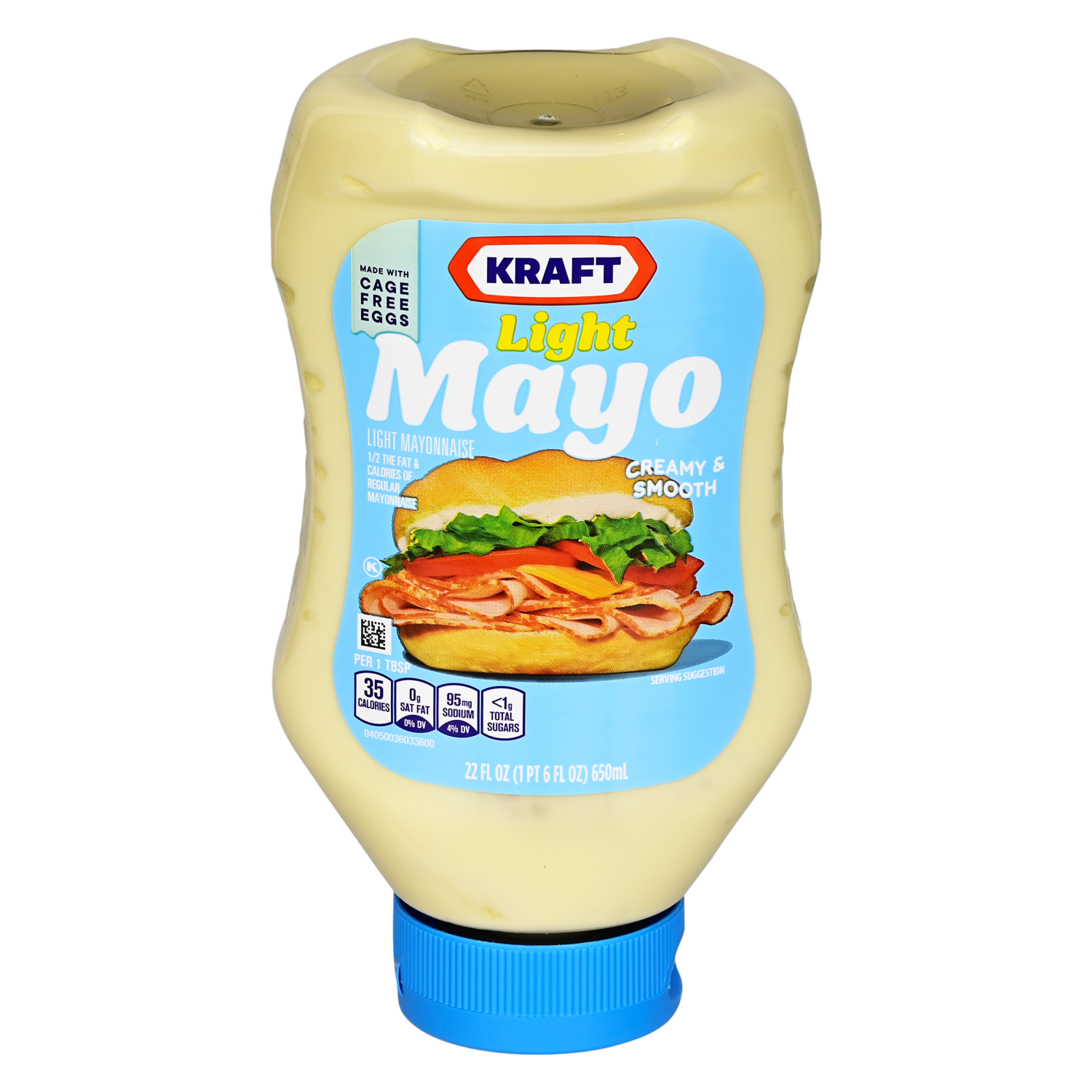 Mayonesa Baja En Grasa KRAFT 650ml