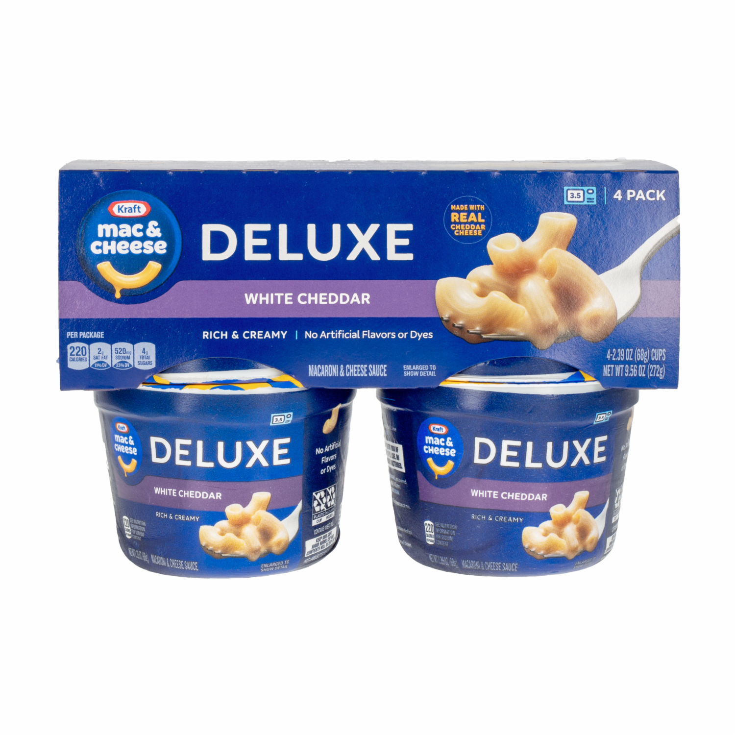 Macarrón Con Salsa Queso Cheddar Blanco Pack KRAFT 272g