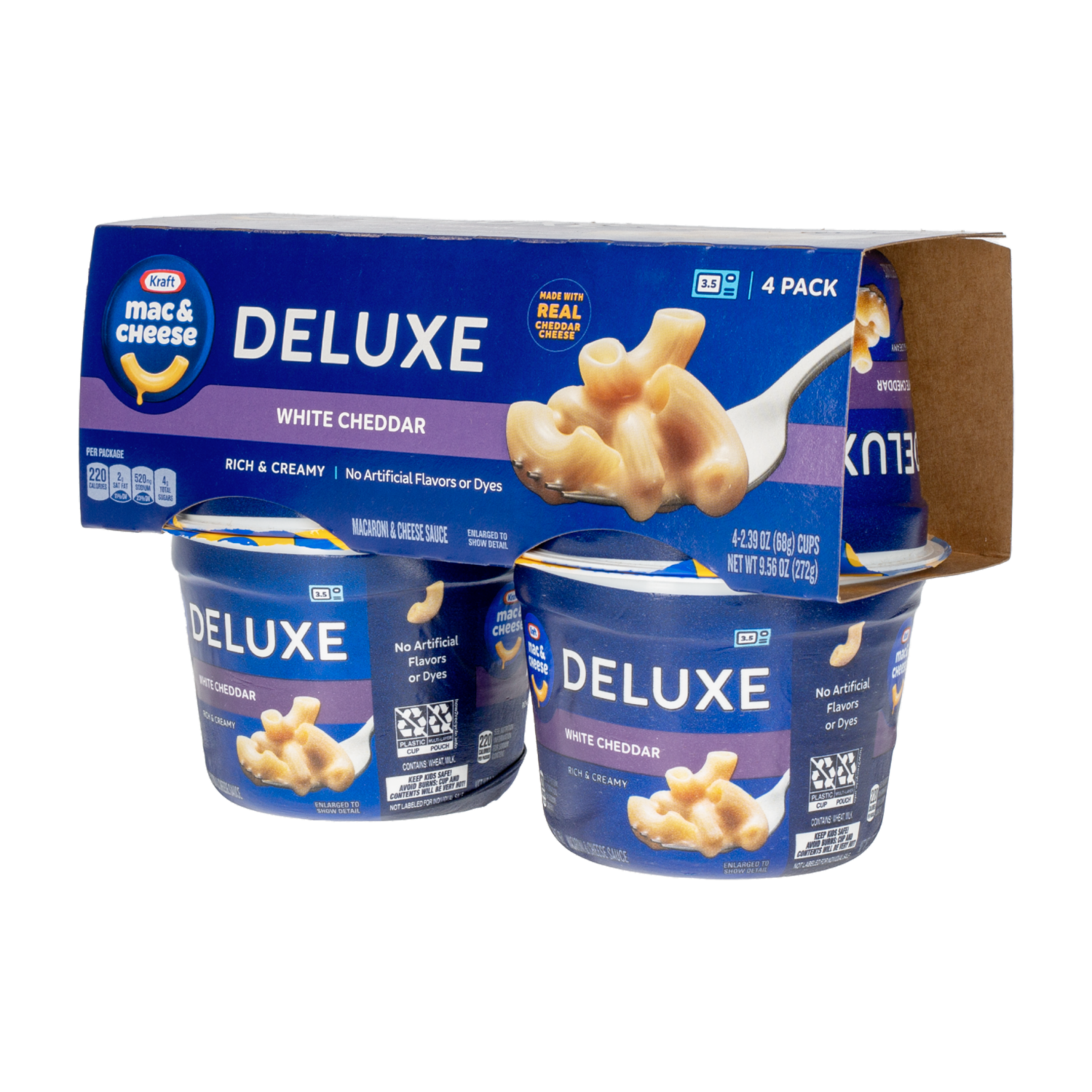Macarrón Con Salsa Queso Cheddar Blanco Pack KRAFT 272g