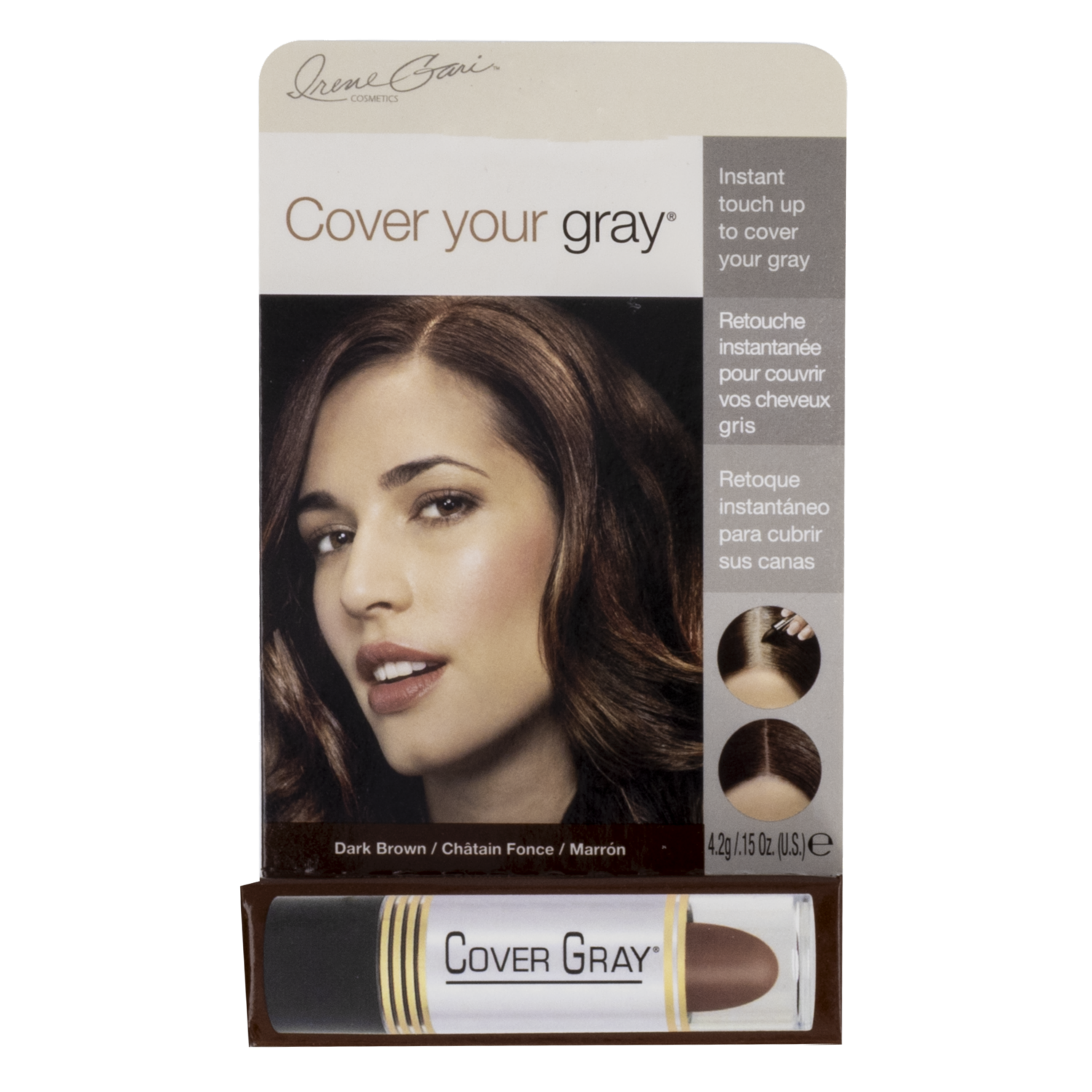 Cubre Canas Cover Your Gray Stick Castaño Oscuro Mujer COVER YOUR GRAY 1 G