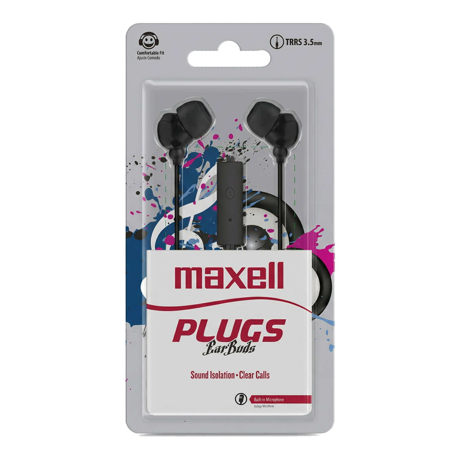 Audífonos Max Buds IN-MIC Manos Libres Con Micrófono MAXELL Alámbricos