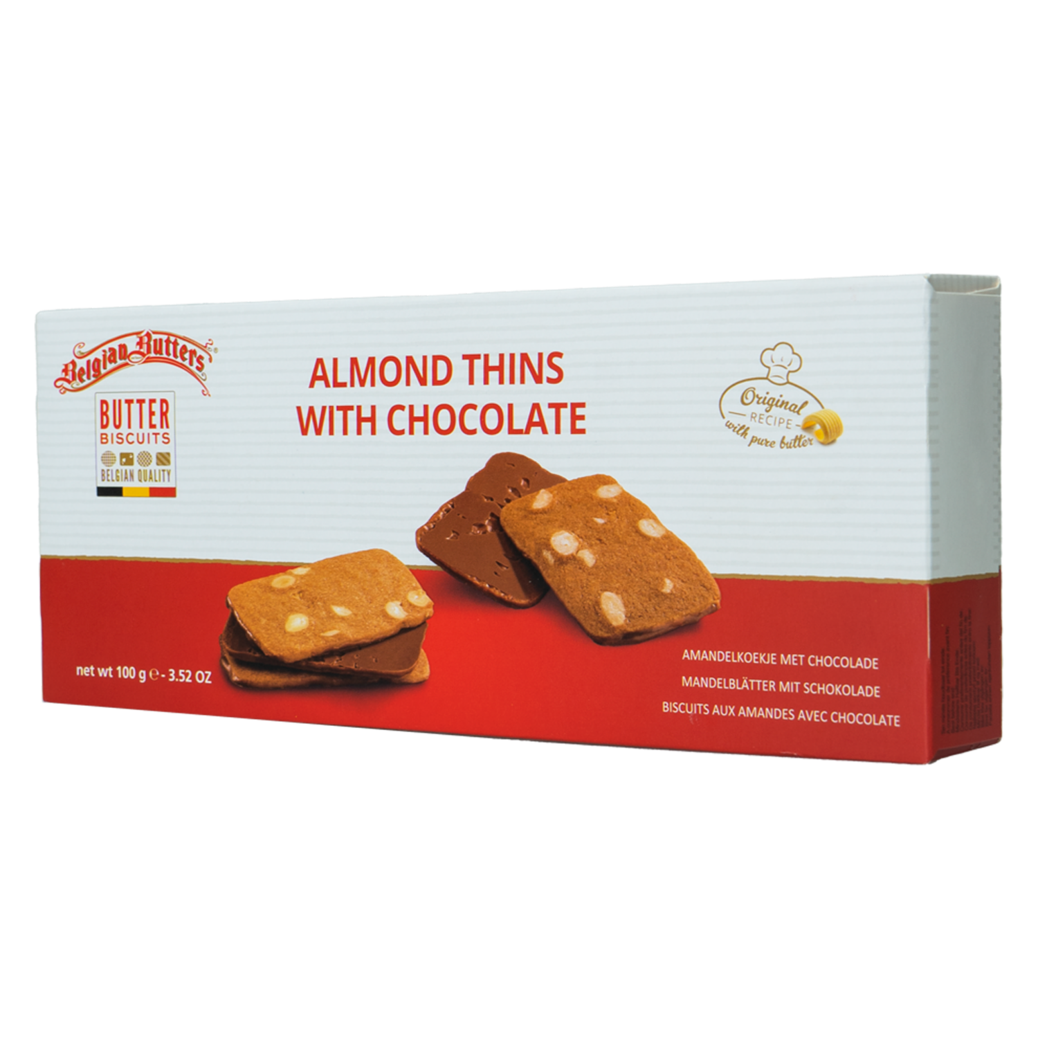 Galleta Con Trozos Almendra/Chocolate BELGIAN BUTTER 100 G