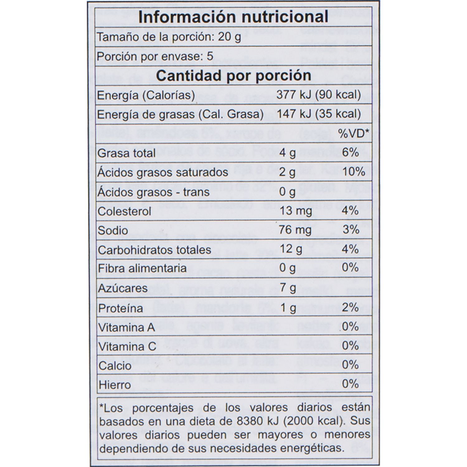 Galleta Con Trozos Almendra/Chocolate BELGIAN BUTTER 100 G