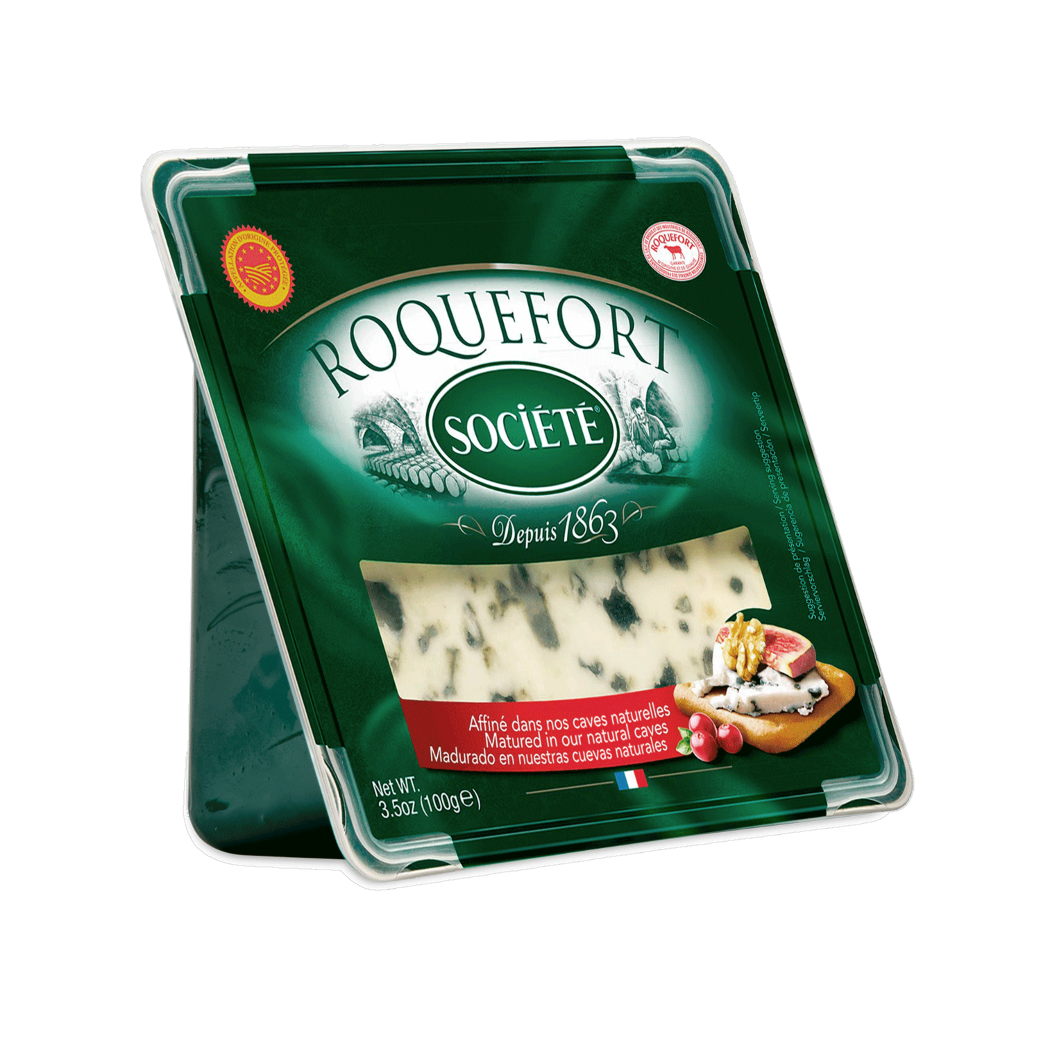 Queso Azul Roquefort Fundido SOCIÉTÉ 100 G