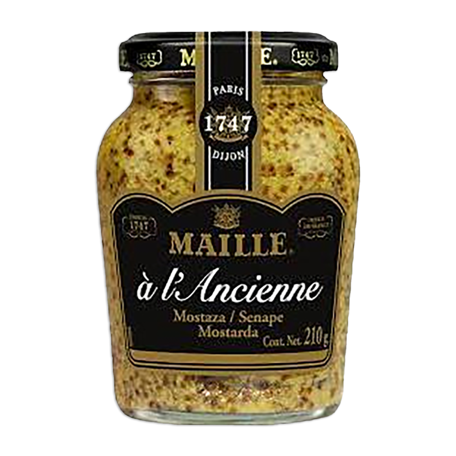 Mostaza A La Antigua Granulada MAILLE 210 g
